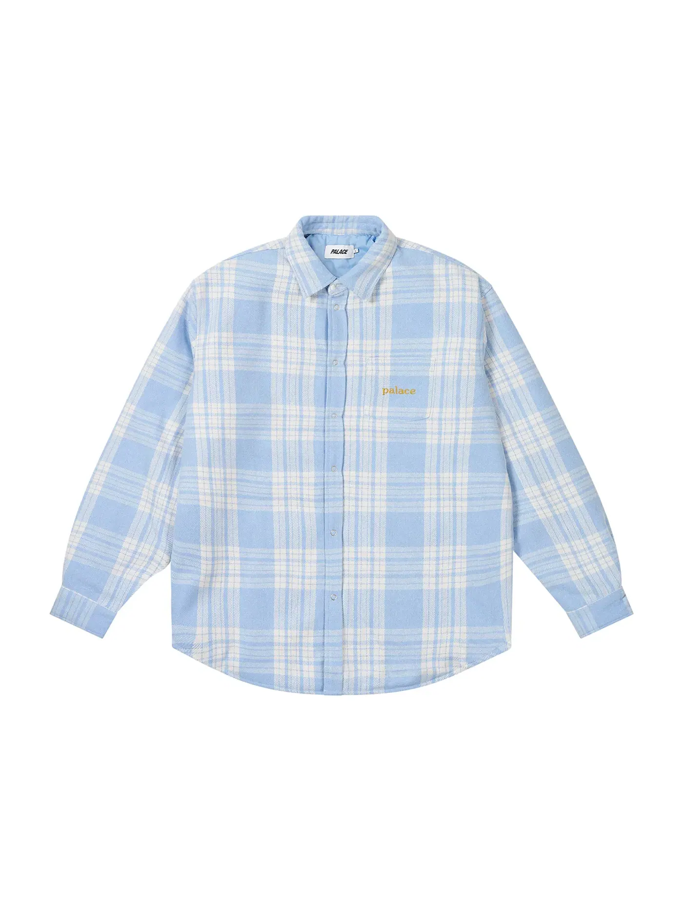 Мужская рубашка с принтом Palace Shirt — изображение 1 из 3, синий