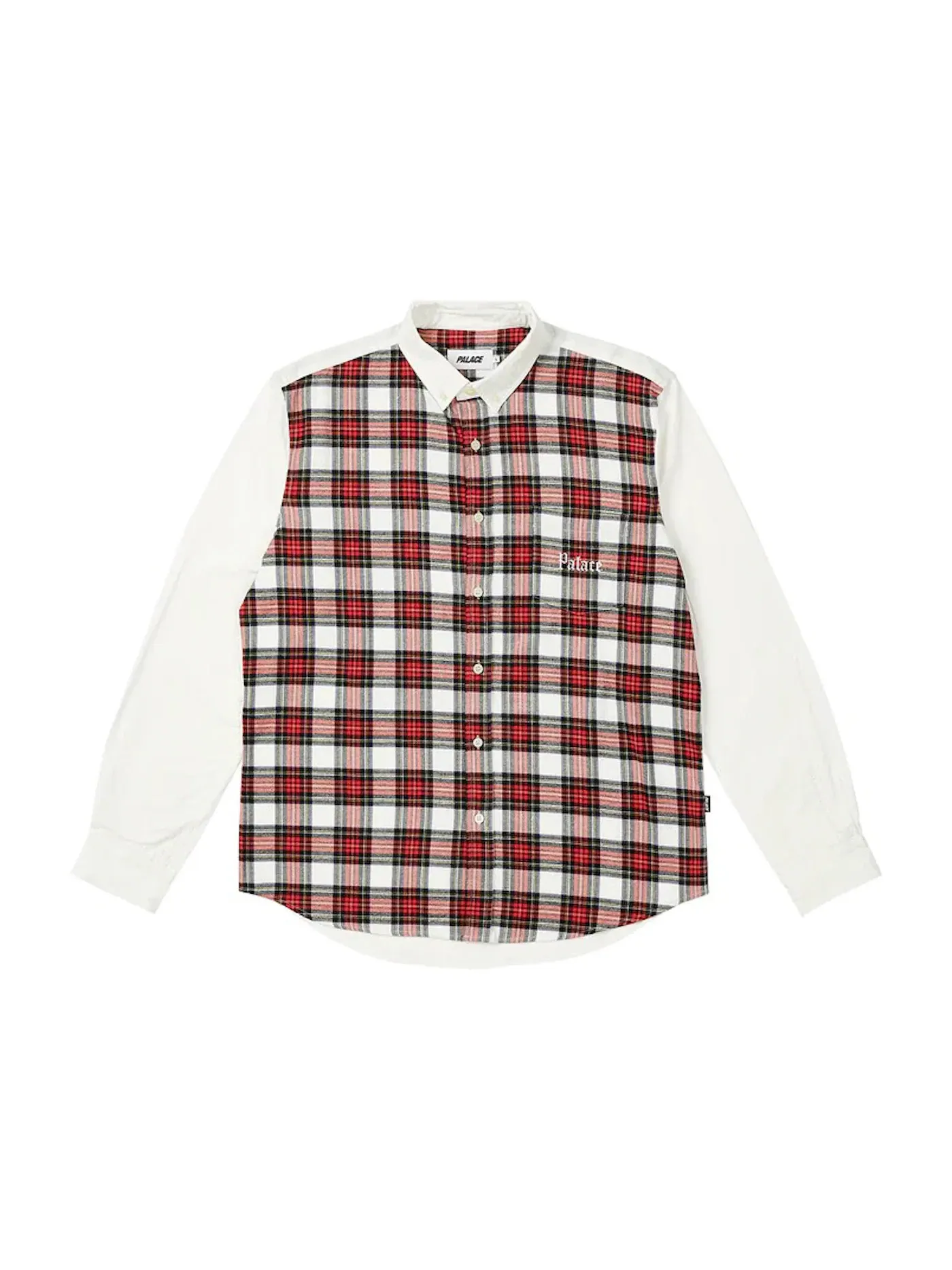 Мужская рубашка в клетку Palace Shirt — изображение 1 из 2, белый