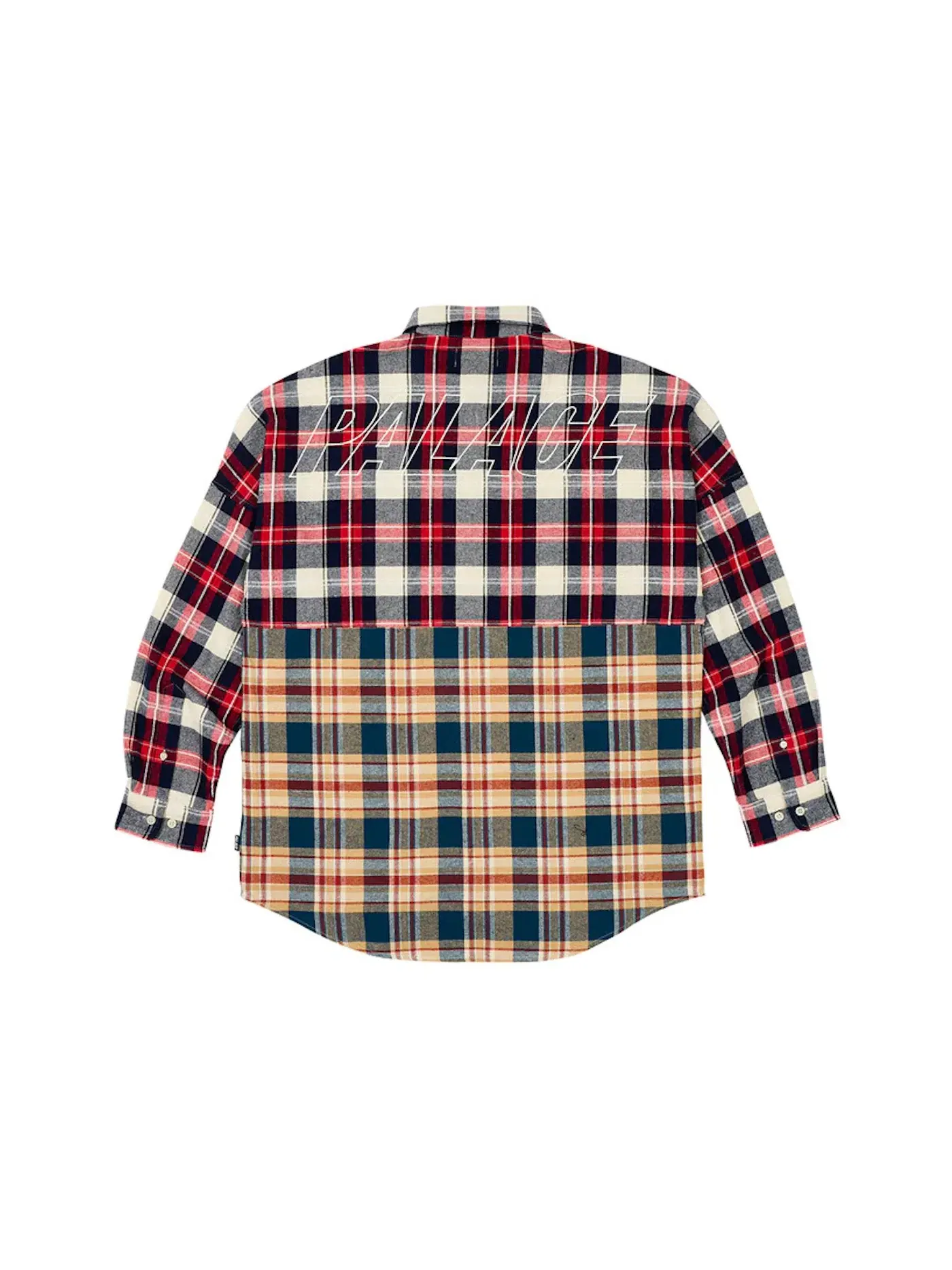 Мужская рубашка с принтом Palace Checkmate Drop Shoulder Shirt — изображение 2 из 2, красный