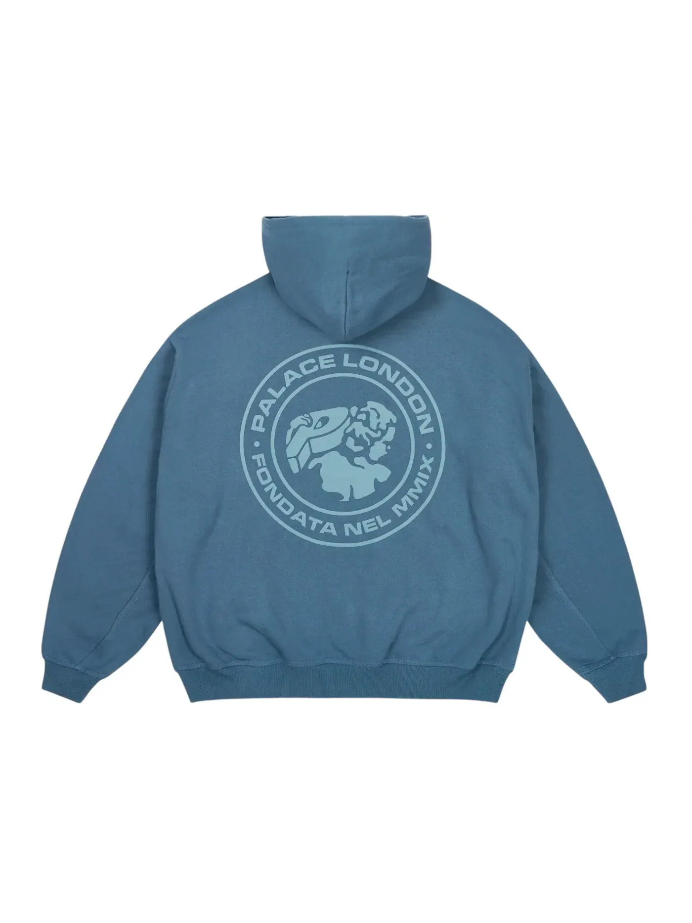 Мужской худи с принтом Palace Hood — изображение 1 из 2, синий