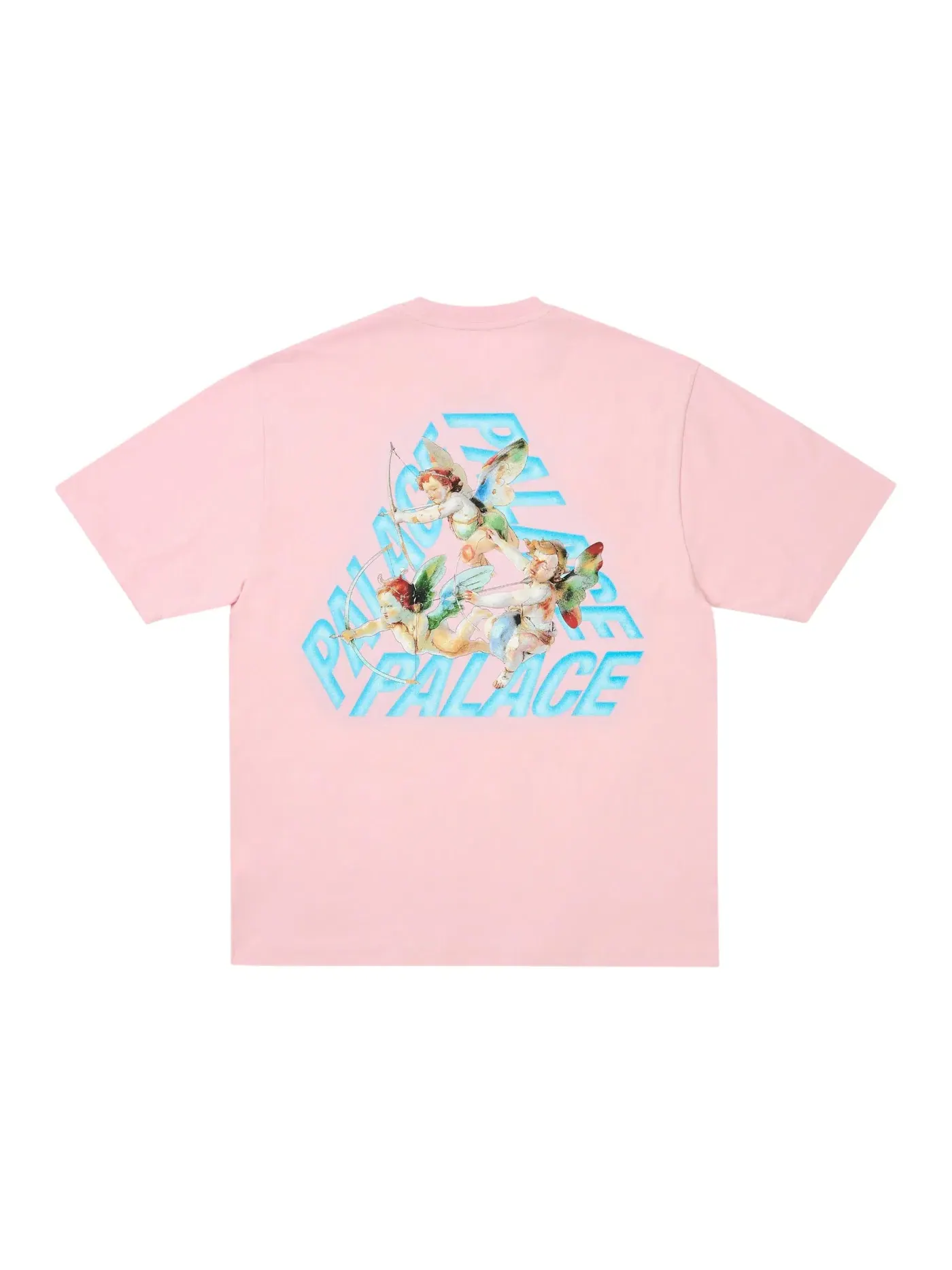 Мужская футболка с принтом Palace T-Shirt — изображение 1 из 2, розовый
