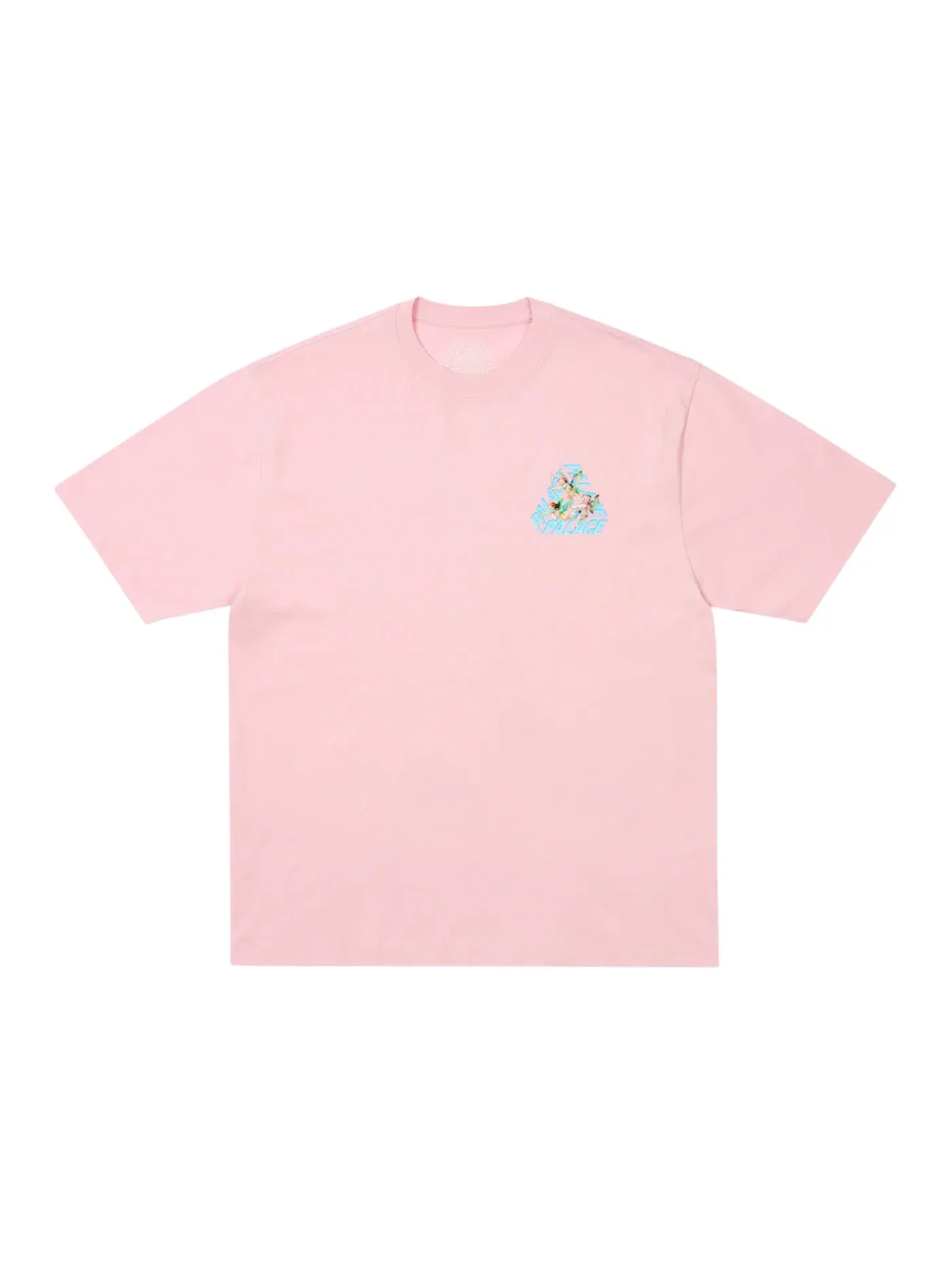 Мужская футболка с принтом Palace T-Shirt — изображение 2 из 2, розовый