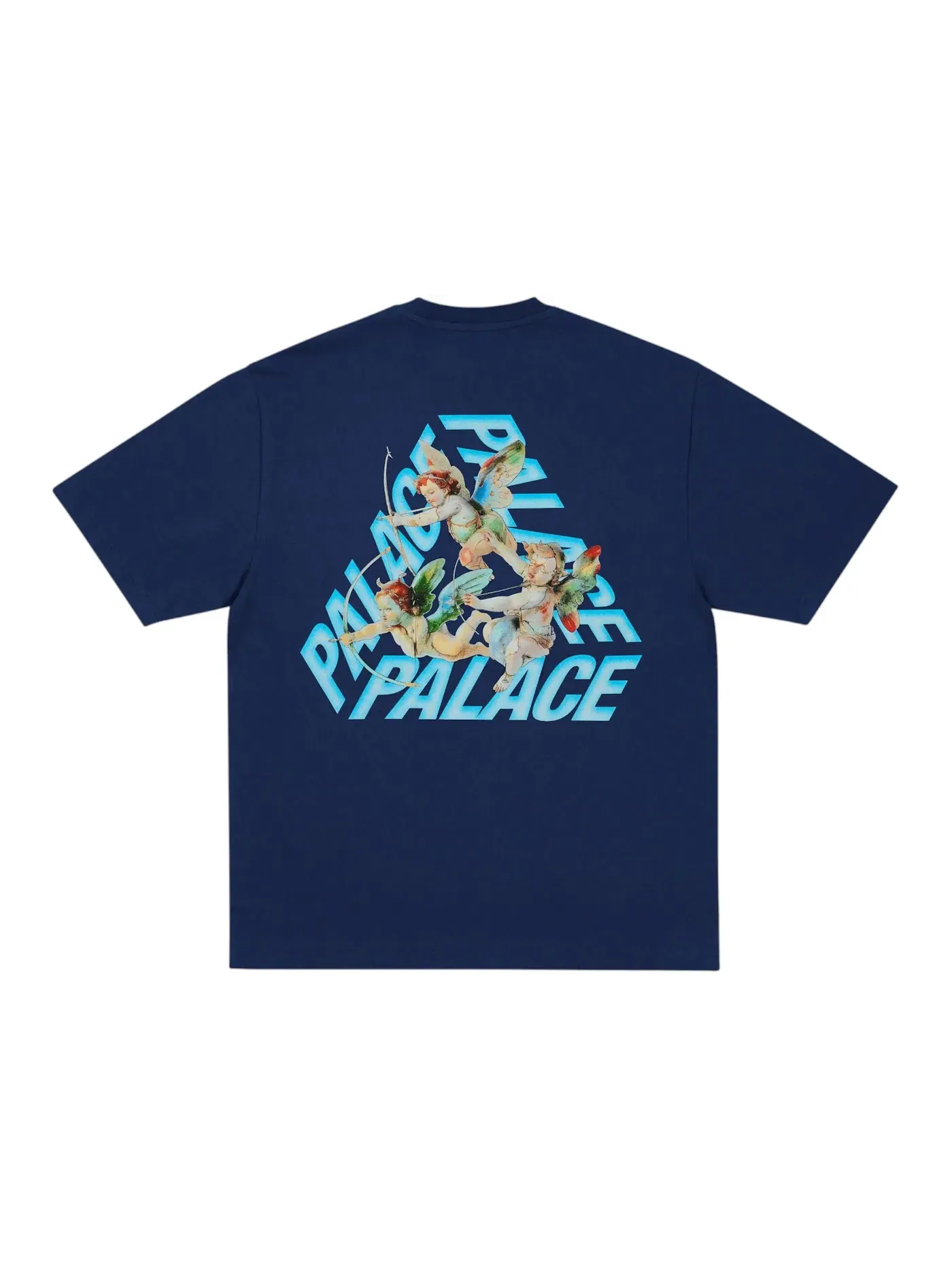 Мужская футболка с принтом Palace T-Shirt — изображение 1 из 2, темно-синий