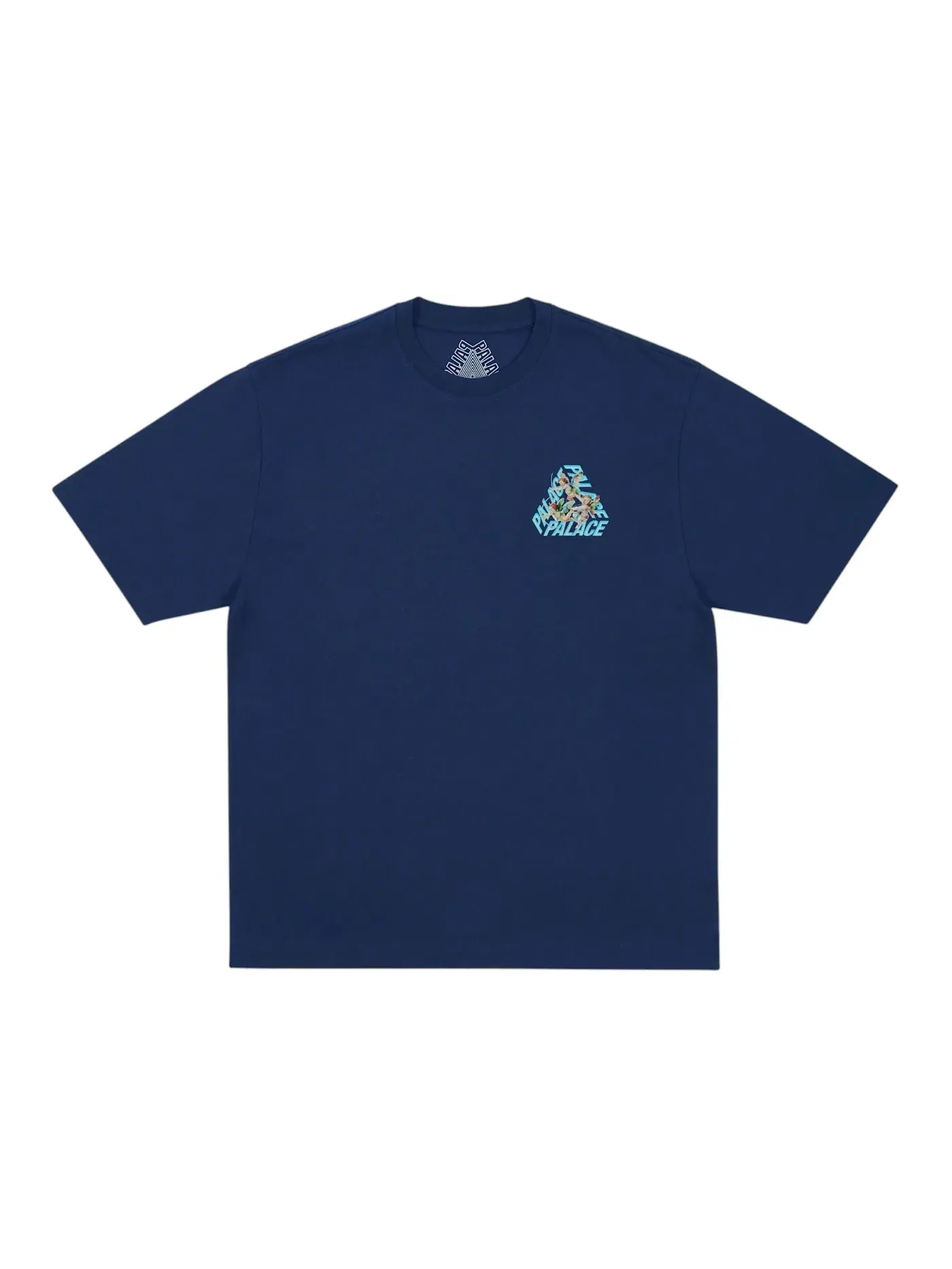 Мужская футболка с принтом Palace T-Shirt — изображение 2 из 2, темно-синий