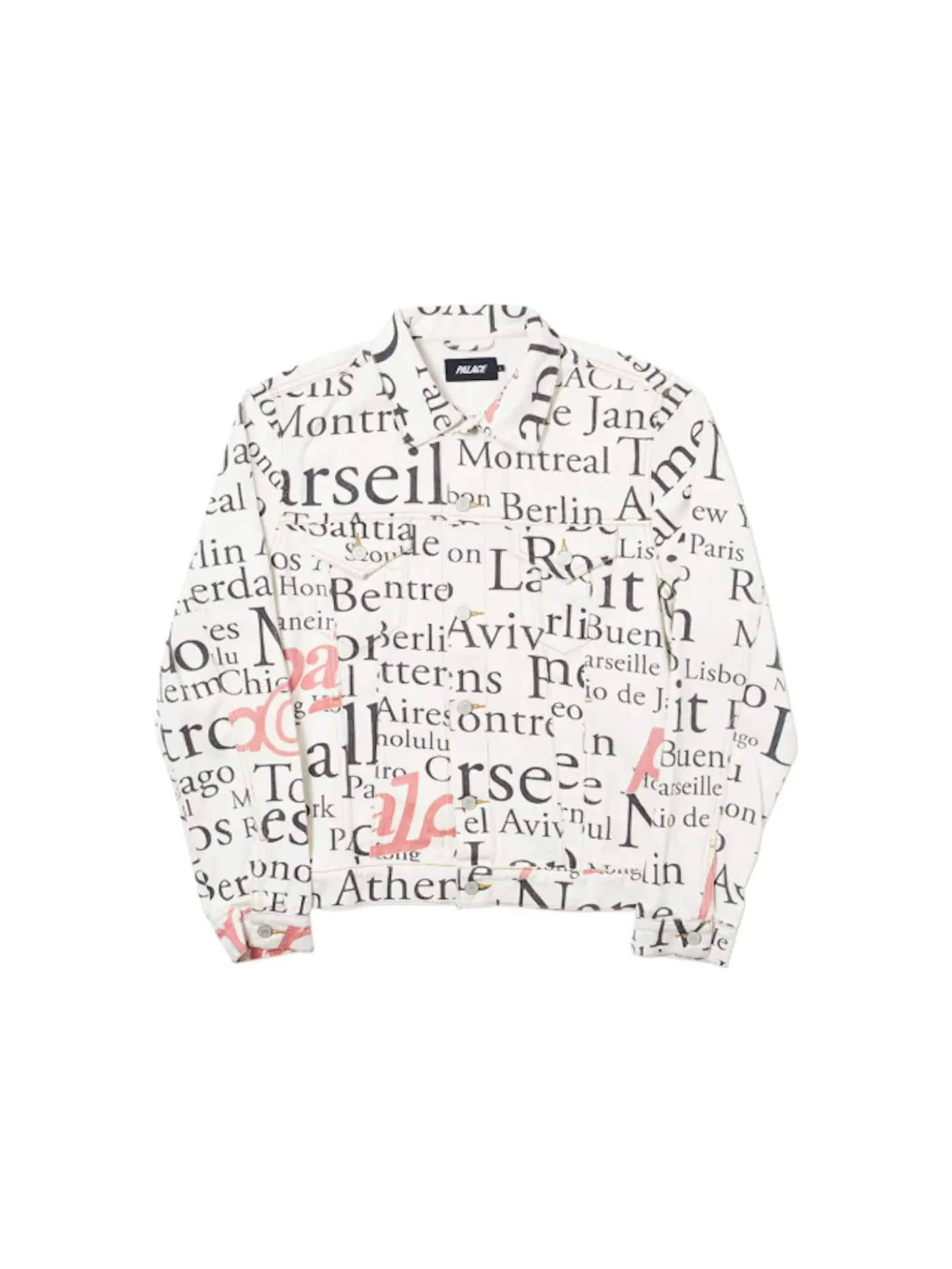 Мужская куртка Palace Cityscape Jacket — изображение 1 из 2, белый