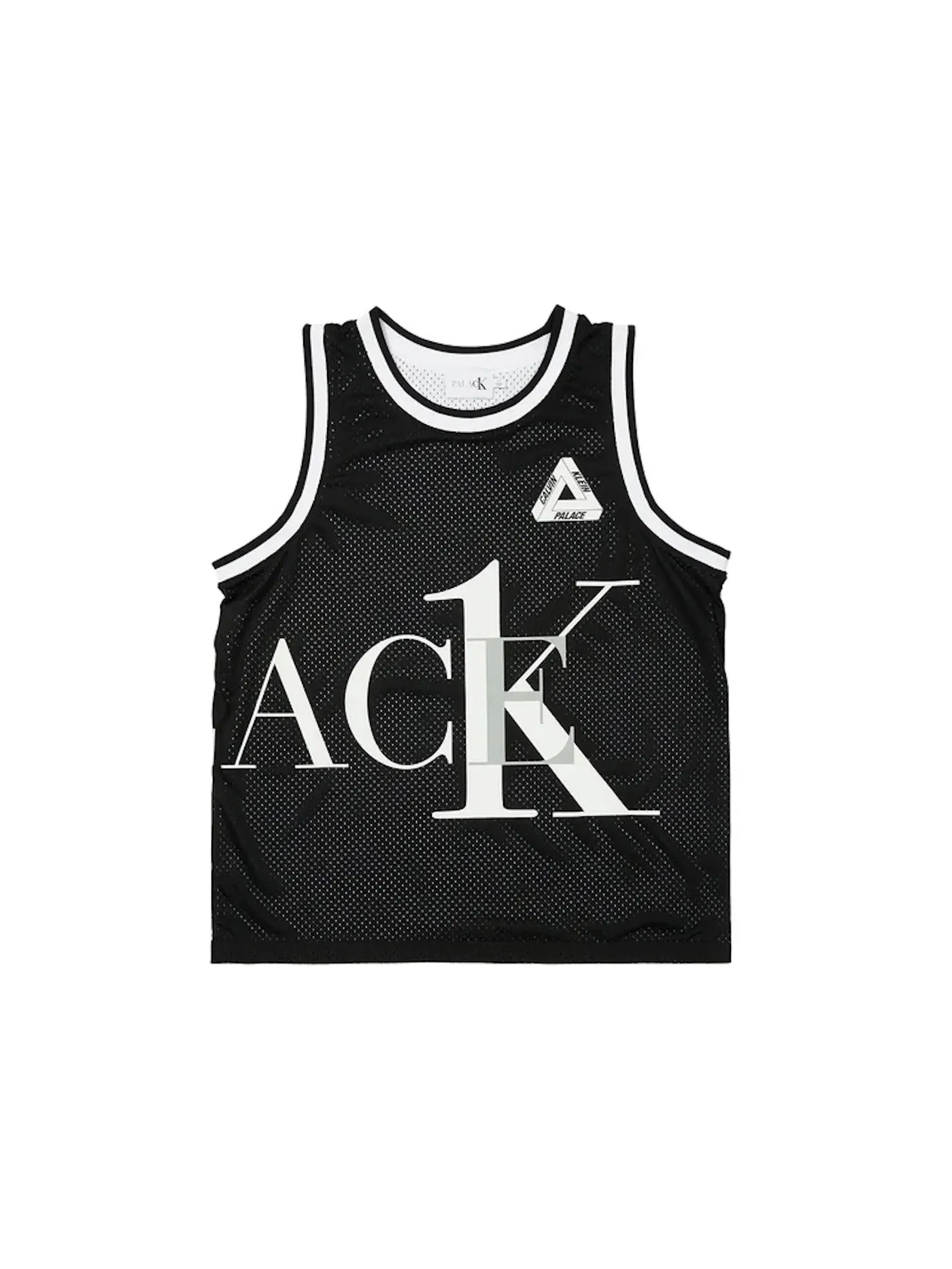 Мужской жилет двусторонний Palace CK1 Reversible Basketball Vest Palace — изображение 1 из 3, черный/белый