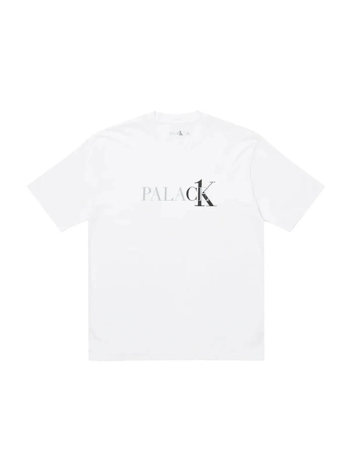 Мужская футболка с коротким рукавом Palace T-shirt — изображение 1 из 1, классический белый