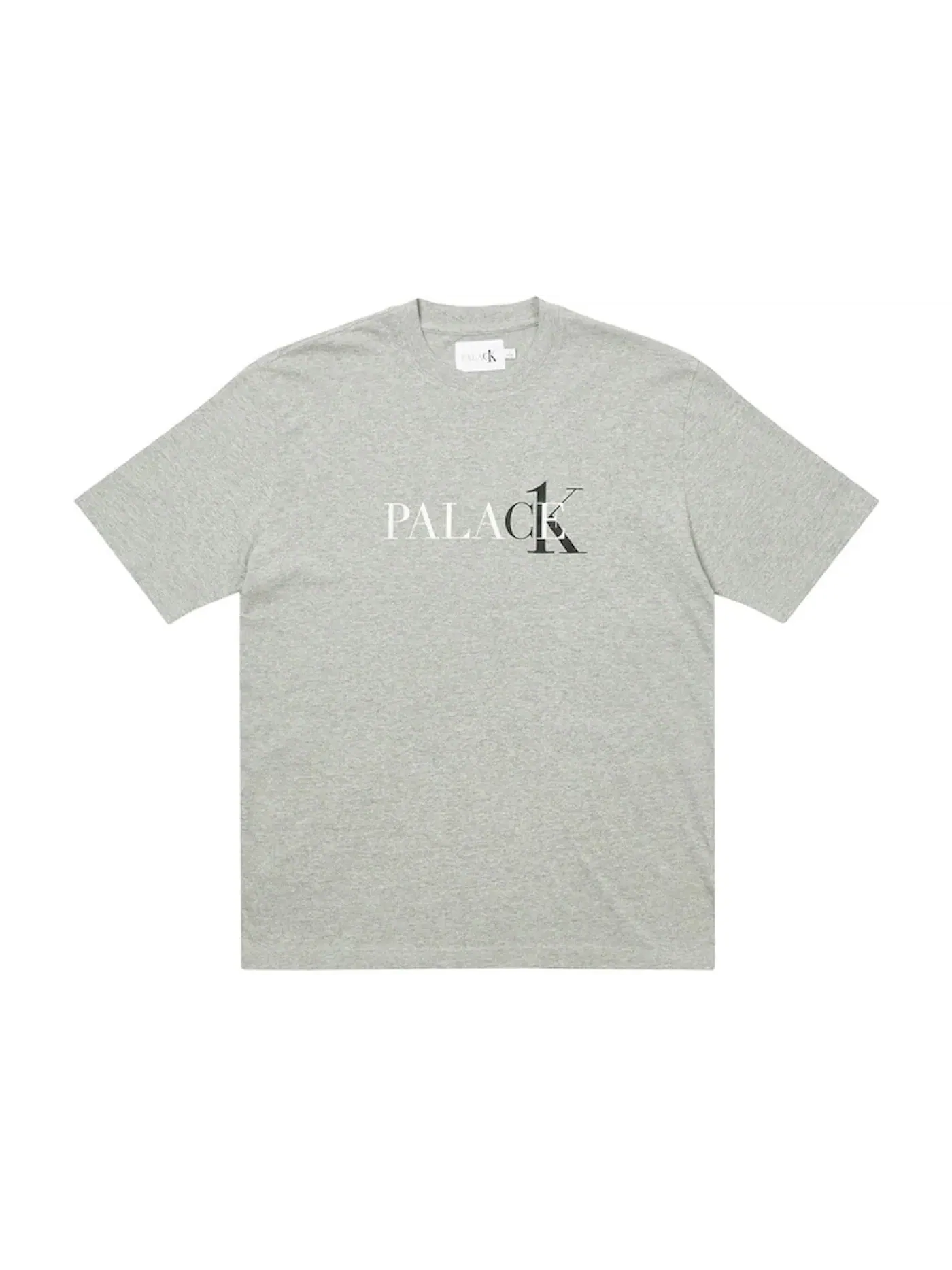 Мужская футболка с коротким рукавом Palace T-shirt — изображение 1 из 1, светлый серый