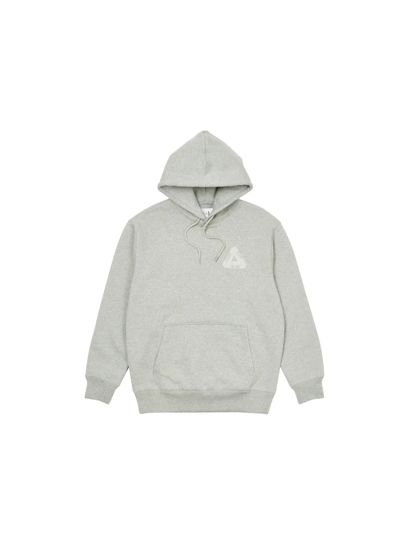 Мужской худи с принтом Palace Hood — изображение 2 из 2, светлый серый
