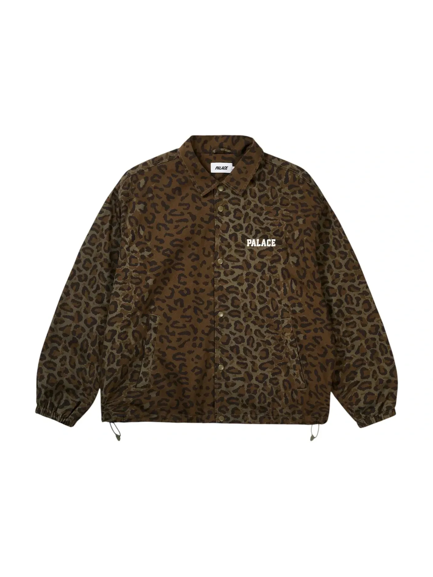 Мужская куртка с принтом Palace Coach Jacket Cheetah — изображение 1 из 3, бежевый