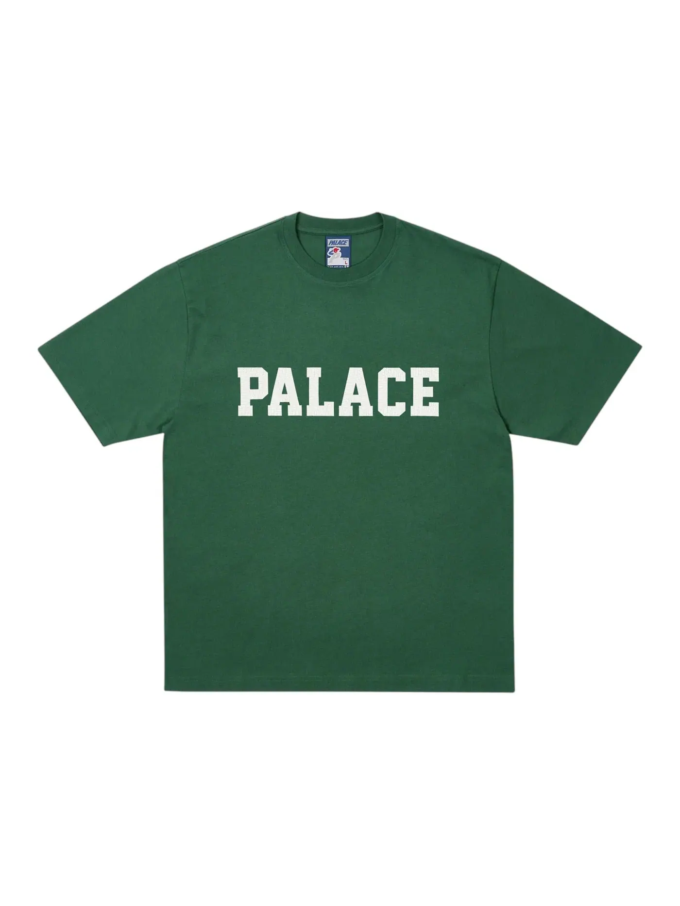 Мужская футболка с принтом Palace College T-Shirt — изображение 1 из 1, зеленый