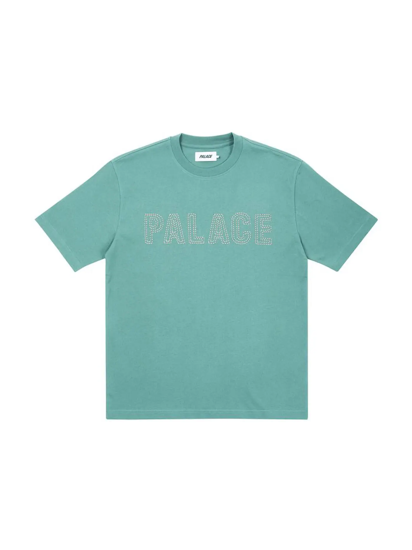 Мужская футболка с контрастной строчкой Palace — изображение 1 из 1, синий