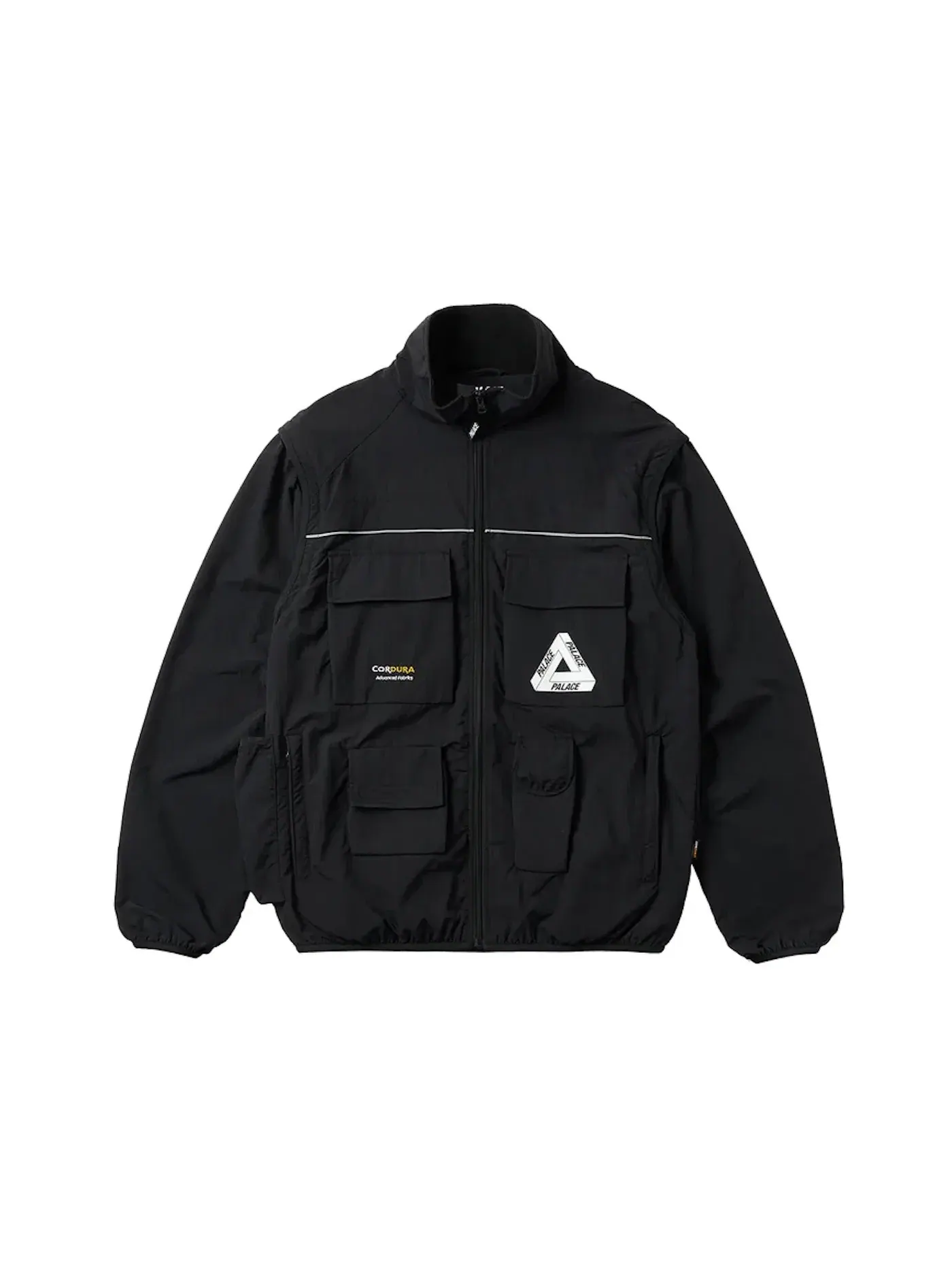 Мужская куртка с отстегивающимися рукавами Palace Cordura RS Zip Off Jacket — изображение 1 из 3, черный