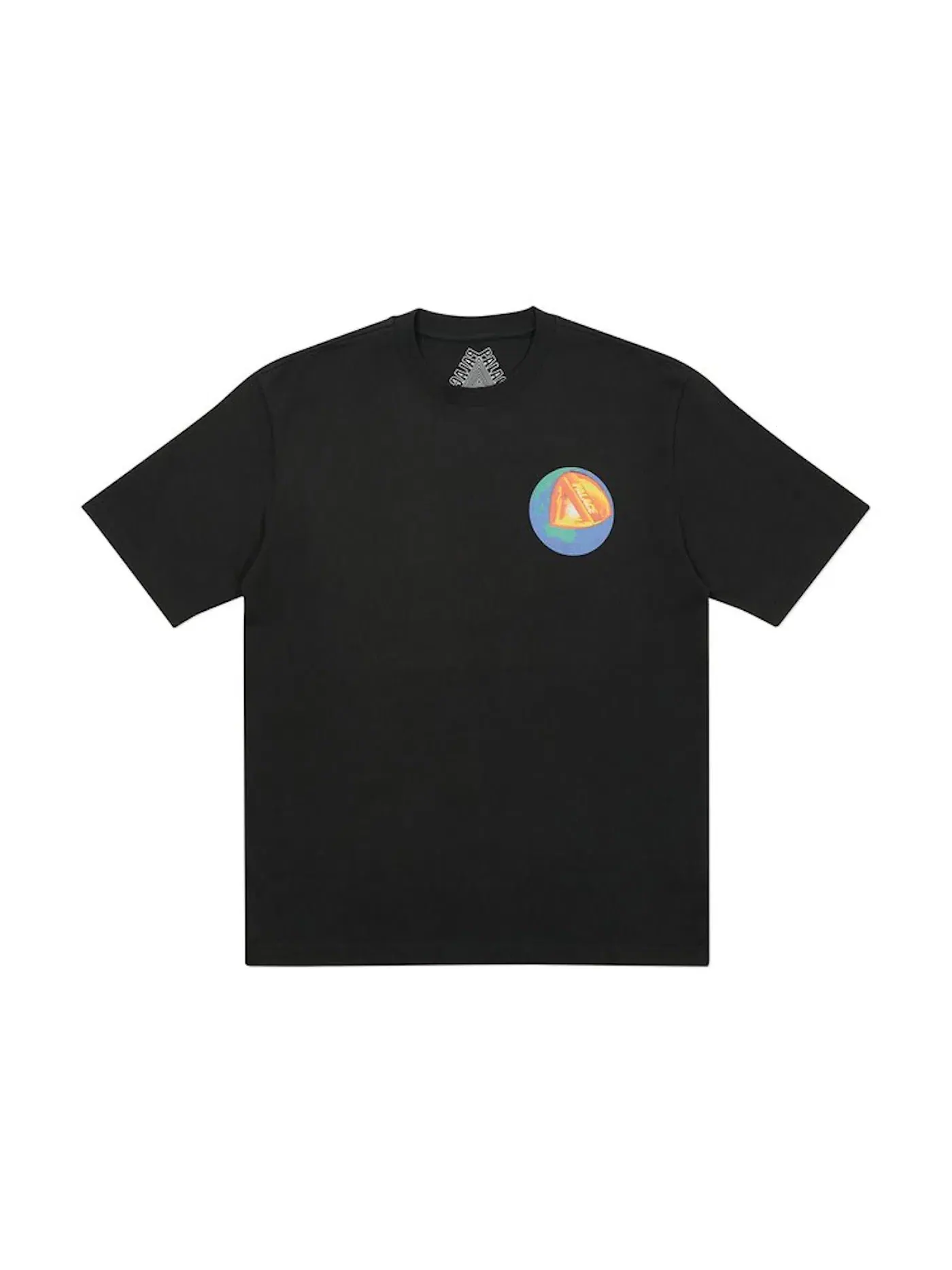 Мужская футболка с принтом Palace Core T-Shirt — изображение 2 из 2, черный