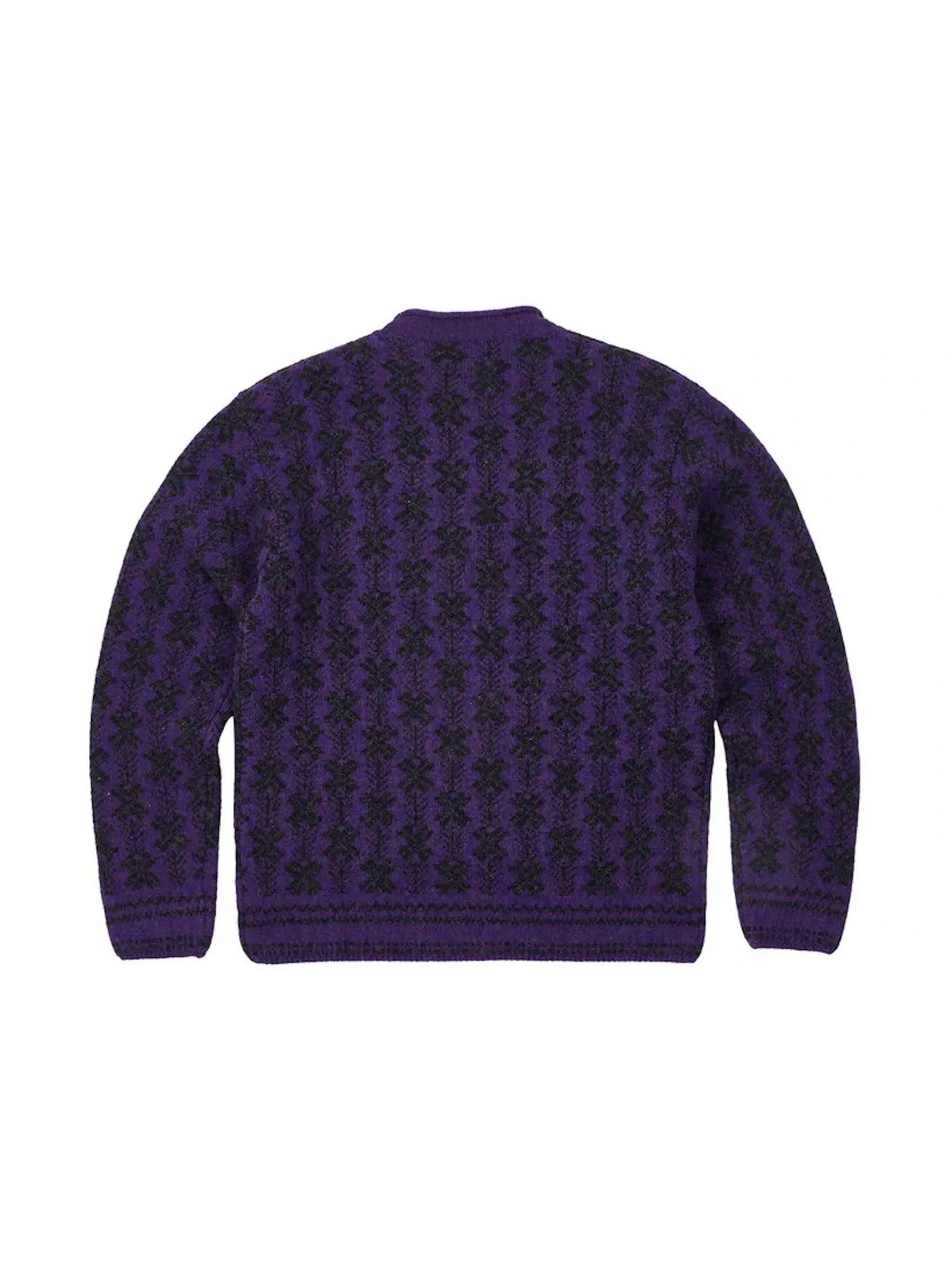 Мужской свитер с длинным рукавом Knit Palace — изображение 2 из 2, фиолетовый
