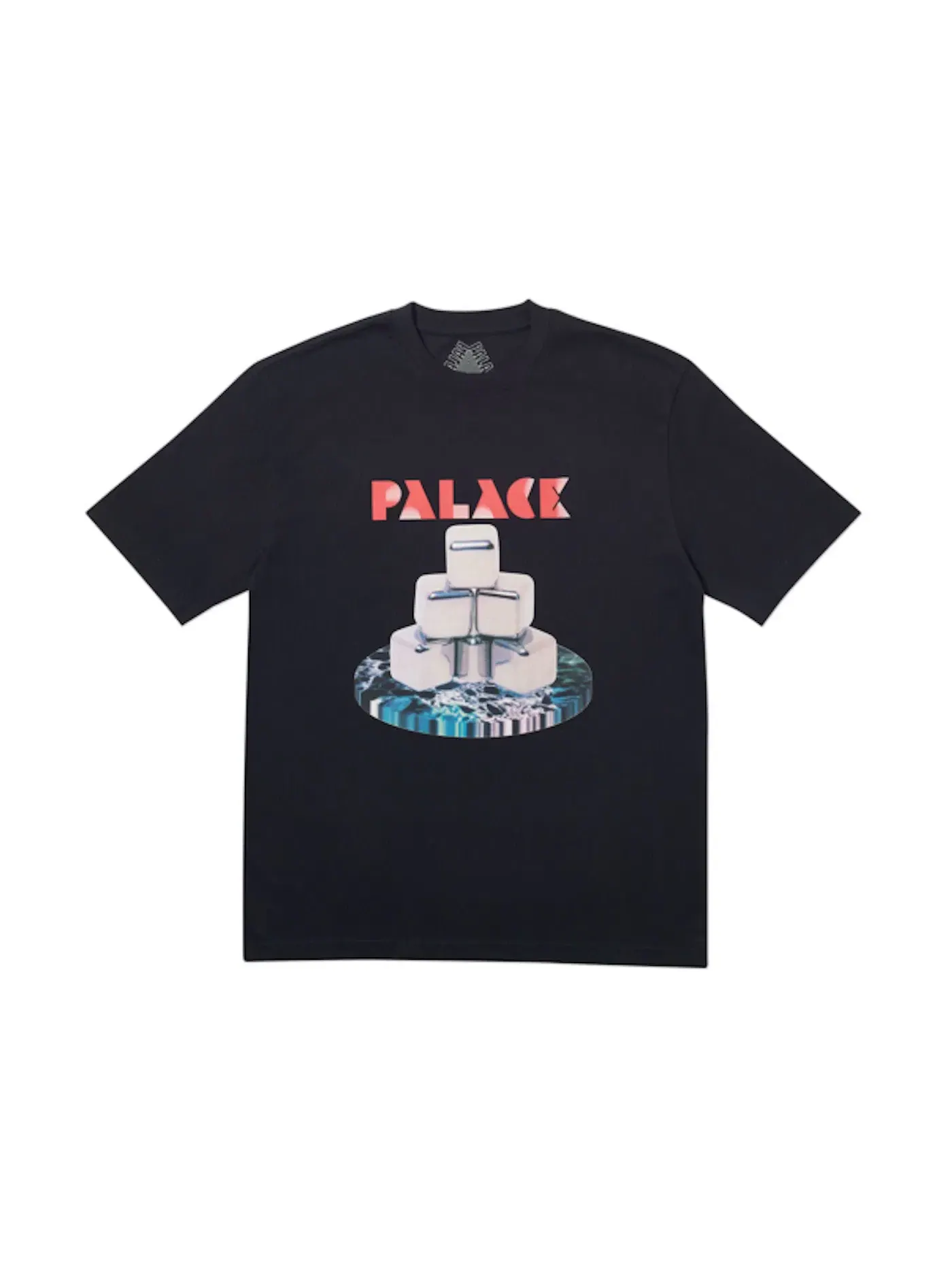 Мужская футболка с принтом Palace Cubes — изображение 1 из 1, черный