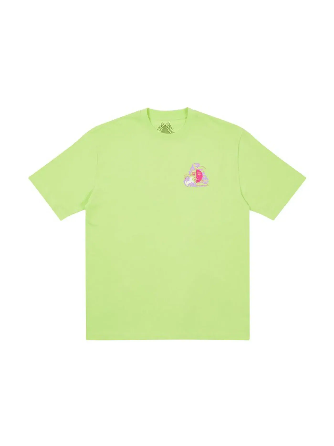 Мужская футболка с принтом Palace T-shirt — изображение 2 из 2, зеленый
