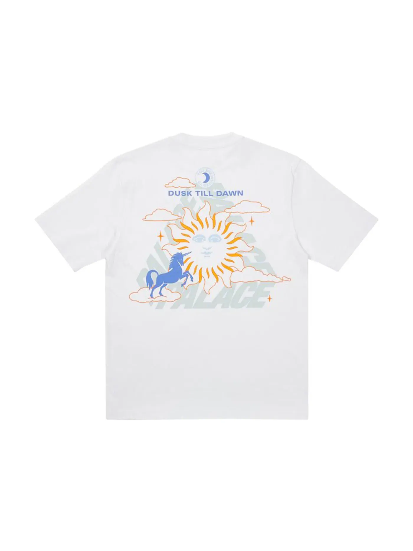Мужская футболка с принтом Palace T-shirt — изображение 1 из 2, белый