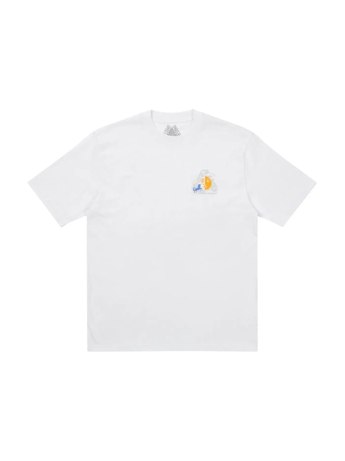 Мужская футболка с принтом Palace T-shirt — изображение 2 из 2, белый