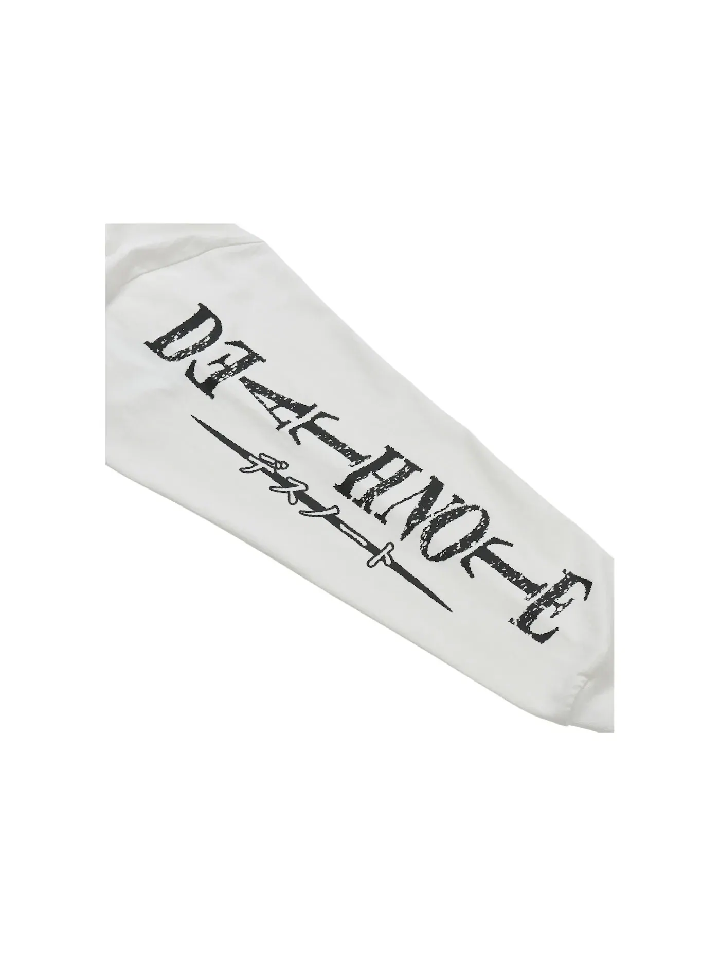 Мужская футболка с длинным рукавом с принтом Palace Death Note Longsleeve — изображение 3 из 3, белый