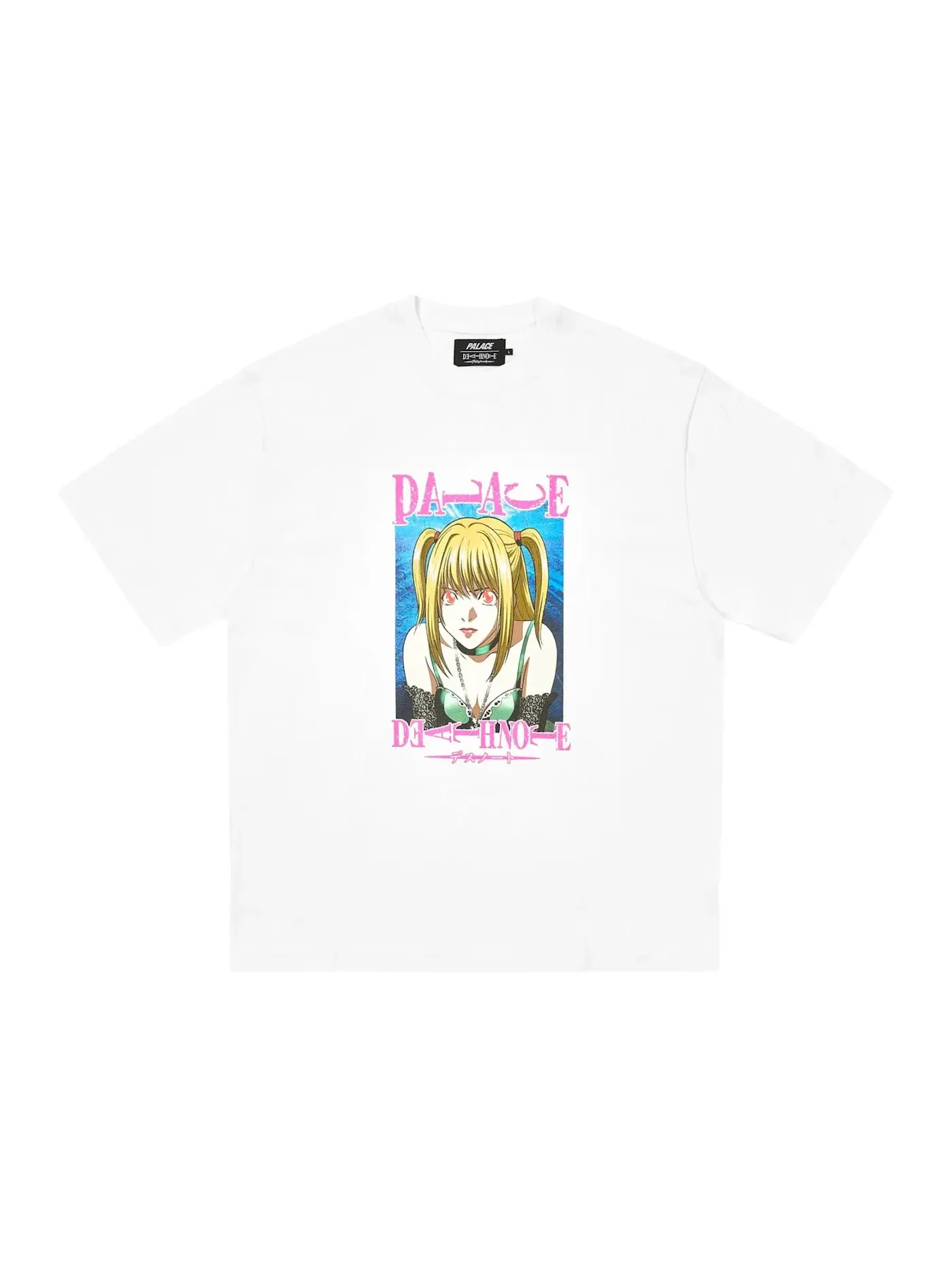 Мужская футболка с принтом Palace Death Note T-shirt White — изображение 1 из 1
