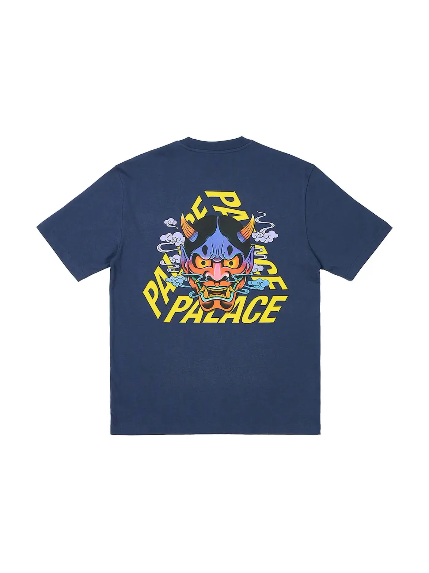 Мужская футболка с длинным рукавом Palace Demon P3 T-Shirt — изображение 1 из 2, темно-синий