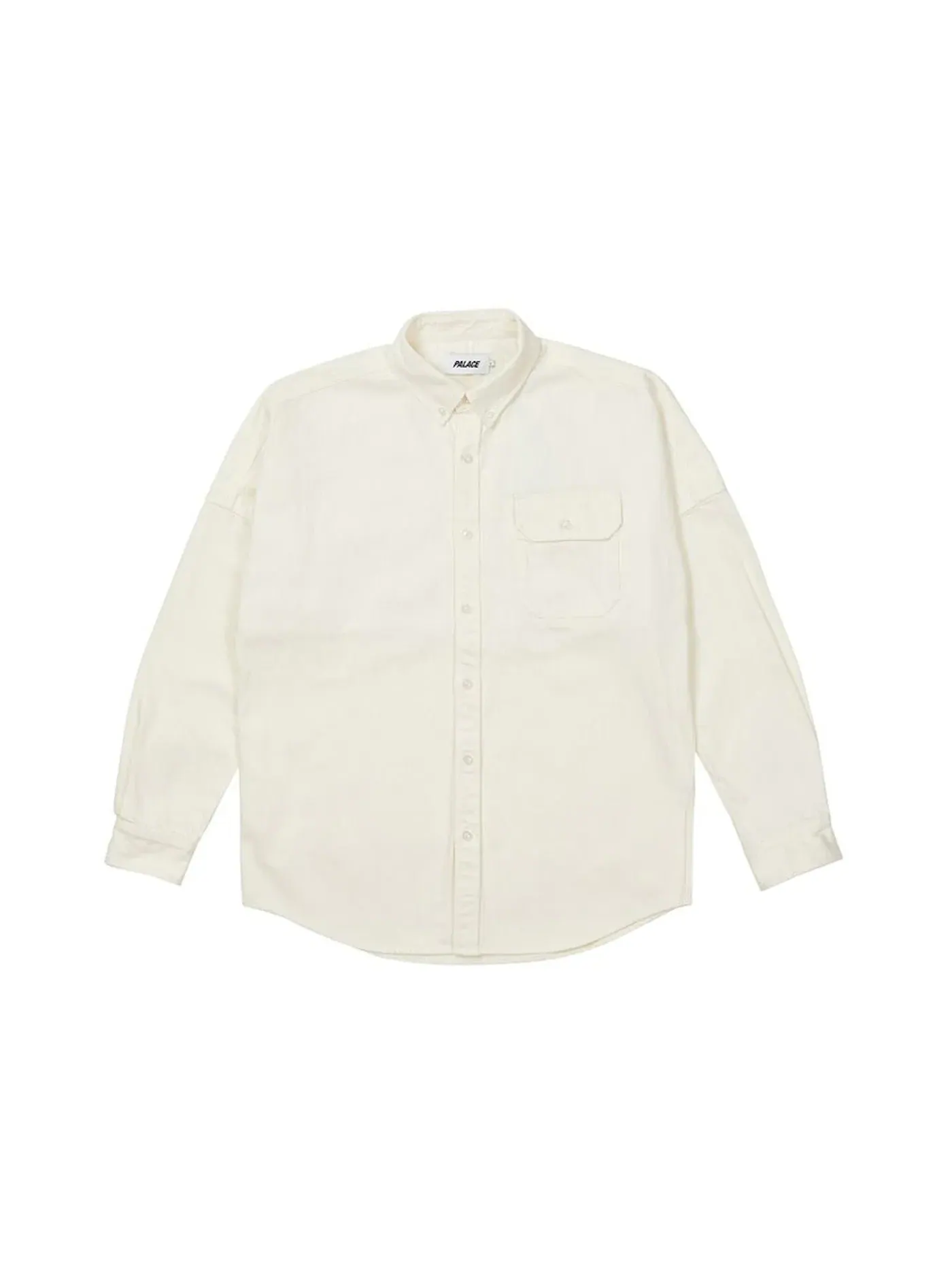 Мужская рубашка с принтом Palace Shirt — изображение 2 из 2, белый