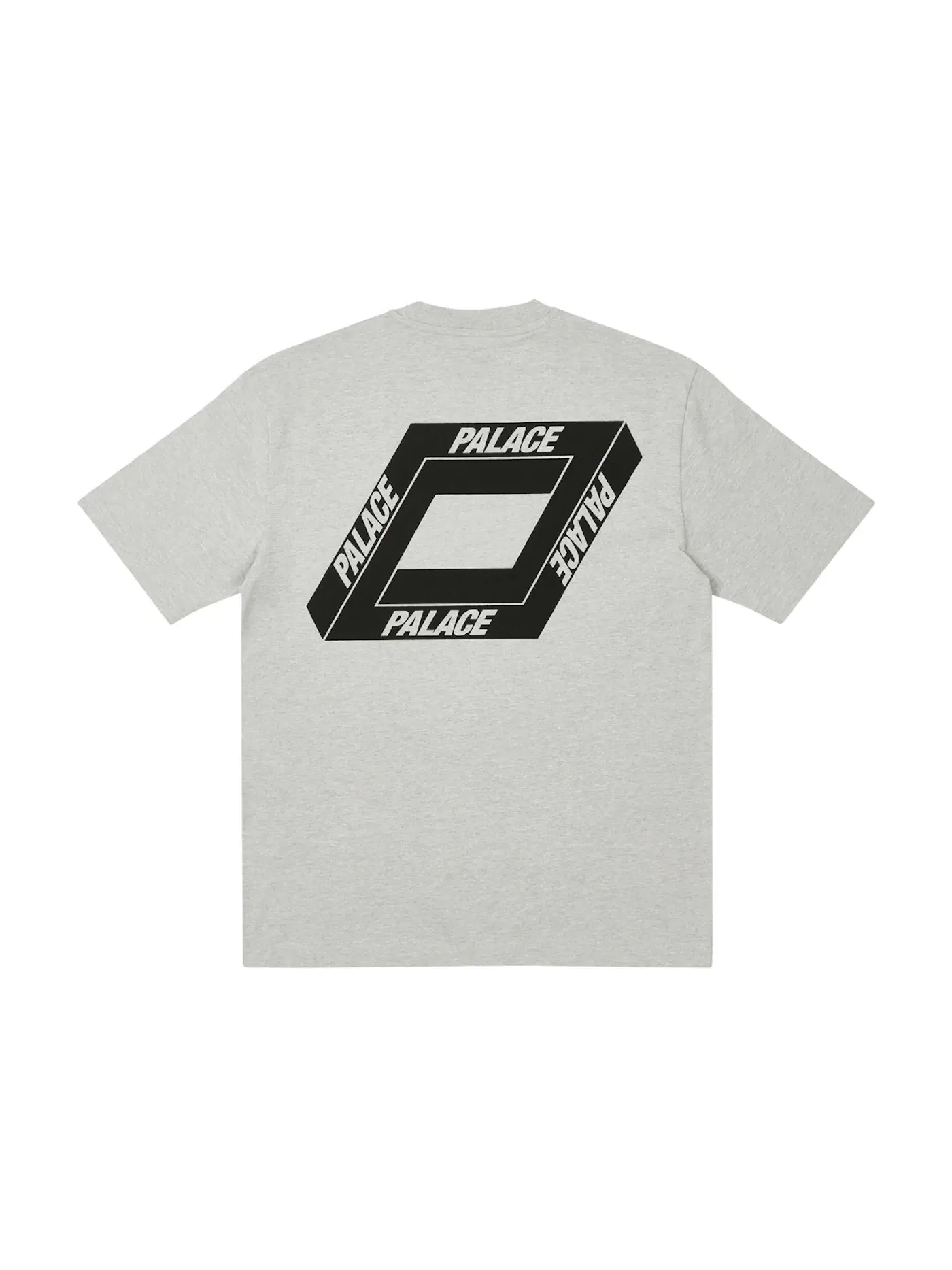 Мужская футболка с принтом Palace T-shirt — изображение 1 из 2, серый
