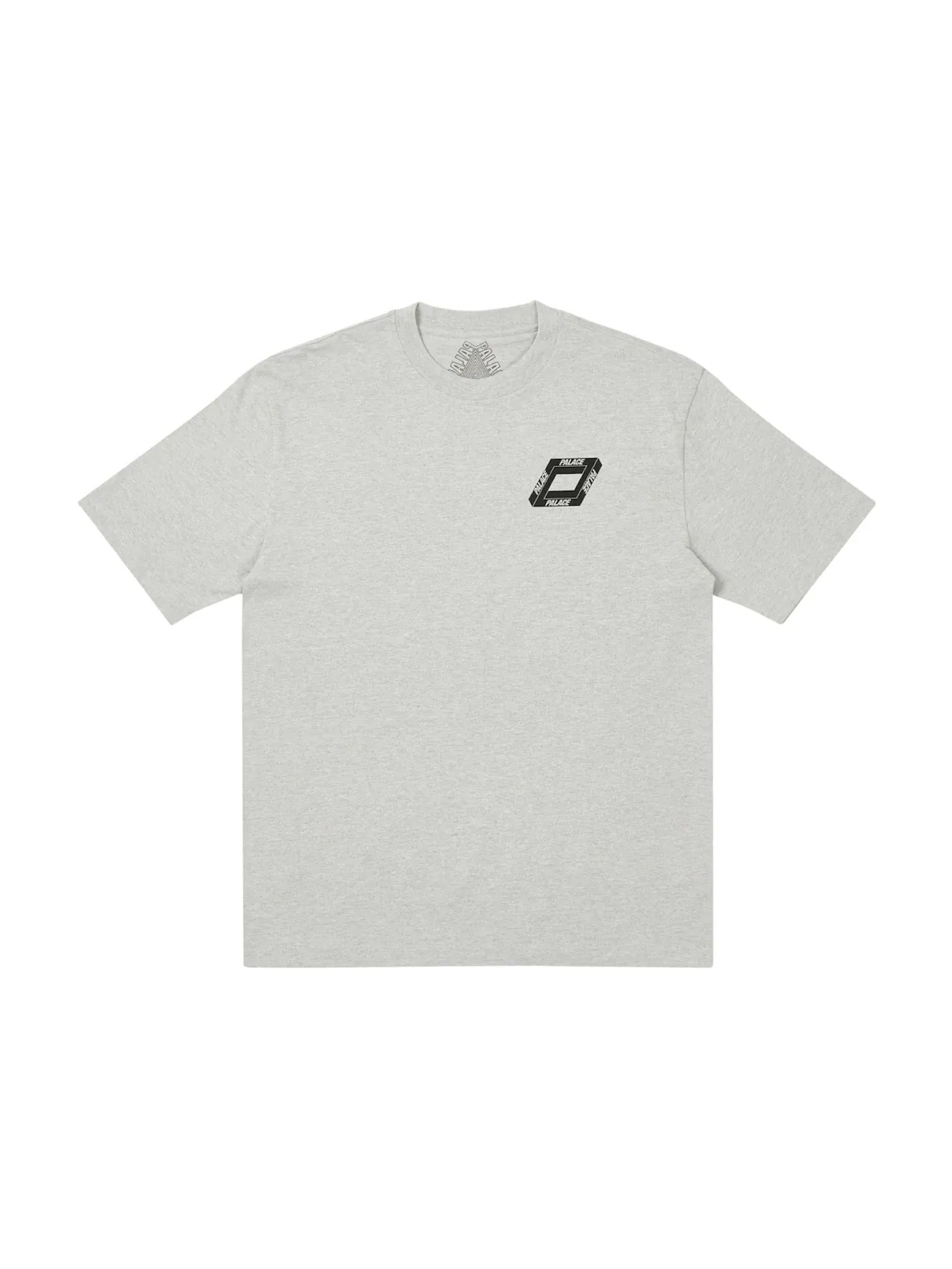 Мужская футболка с принтом Palace T-shirt — изображение 2 из 2, серый