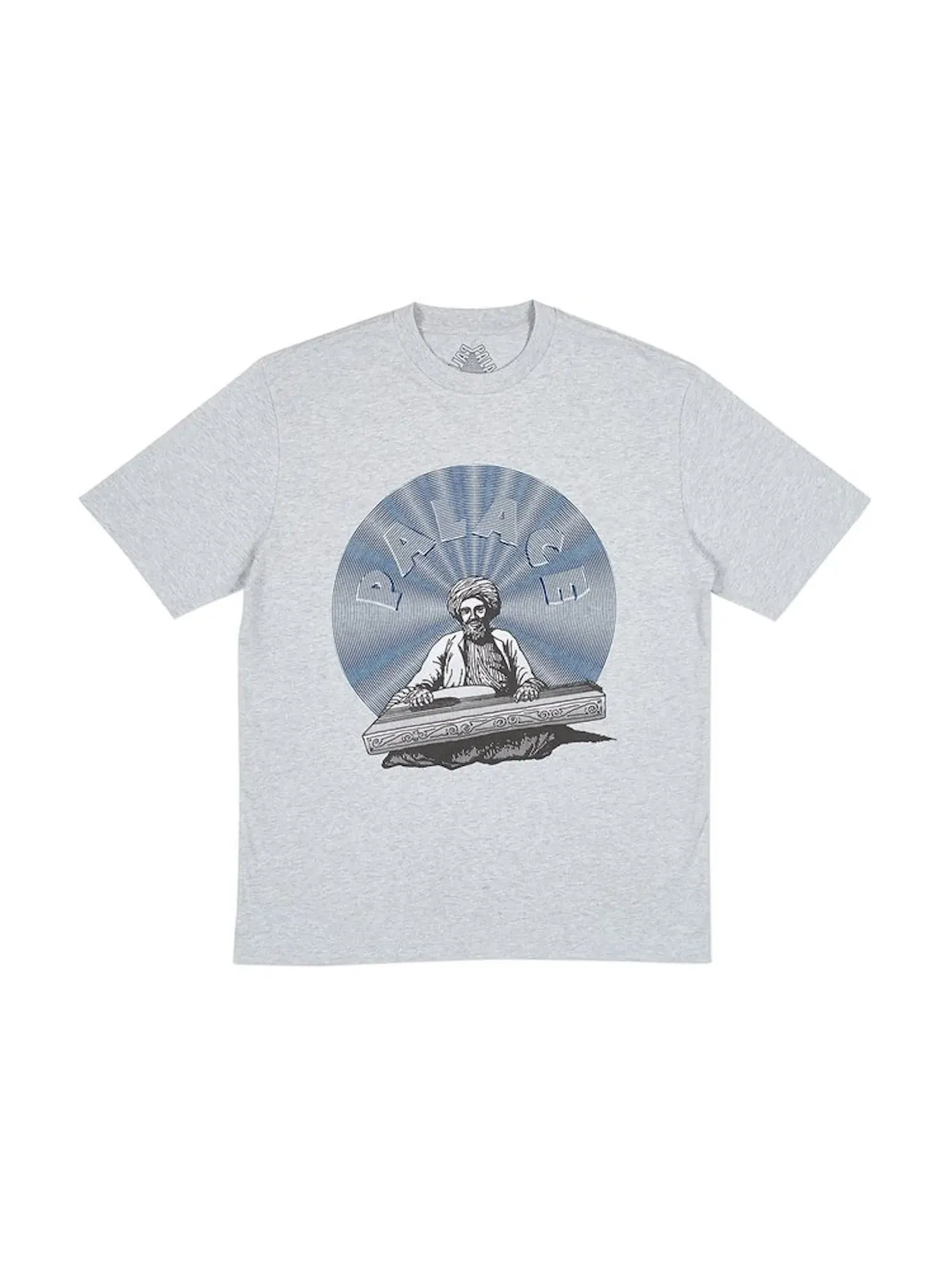 Мужская футболка с принтом Palace T-shirt — изображение 1 из 1, серый