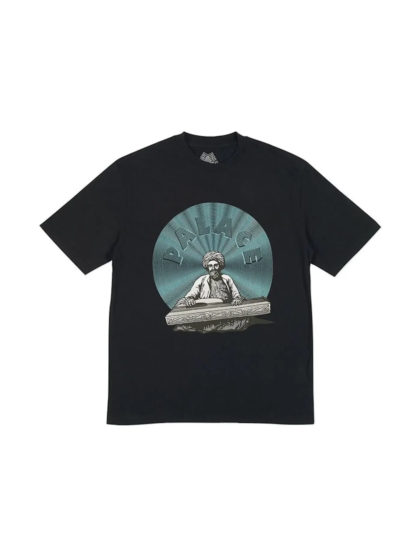 Мужская футболка с принтом Palace T-shirt — изображение 1 из 1, черный