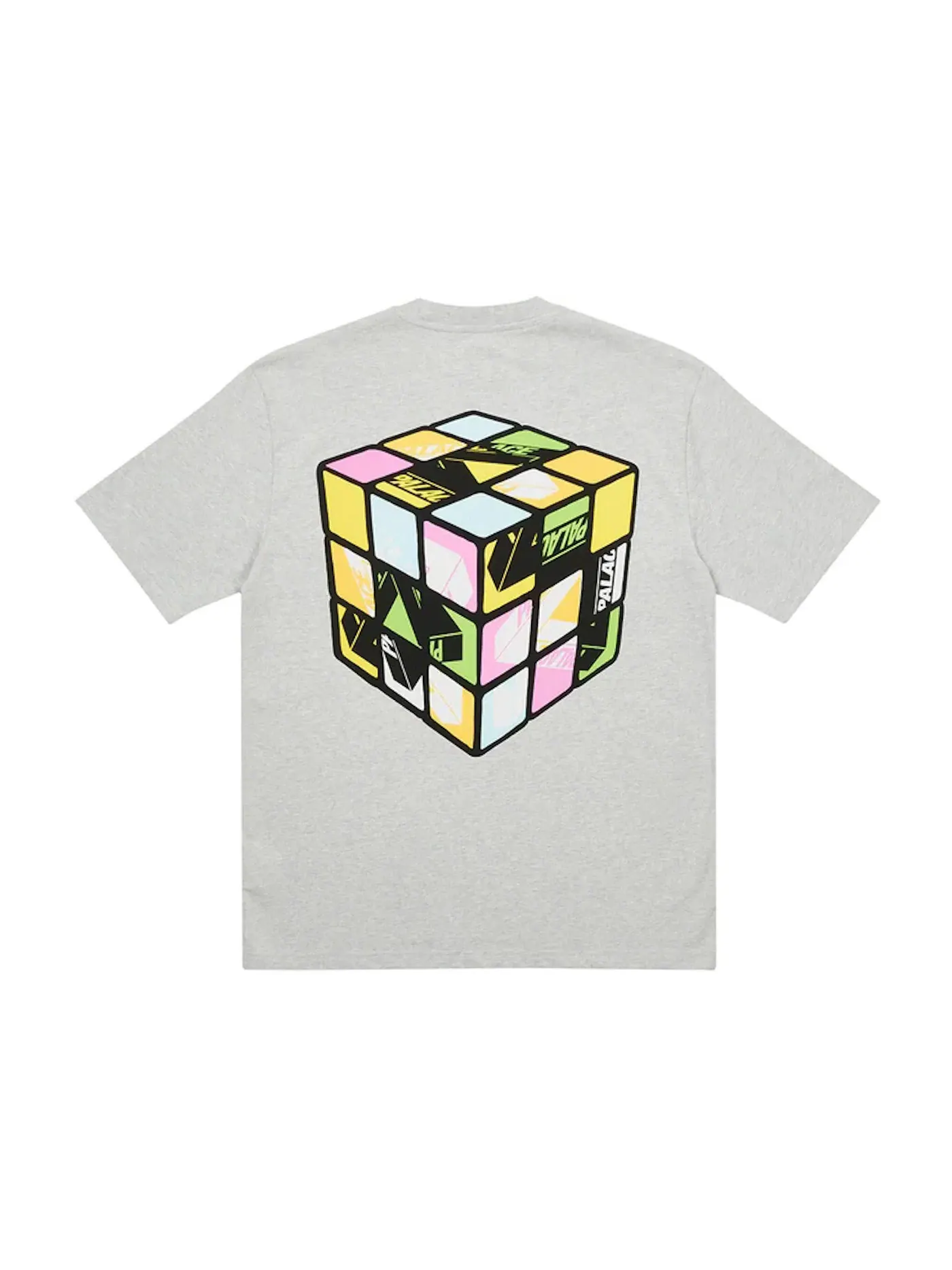Мужская футболка с принтом Palace T-shirt — изображение 1 из 2, серый