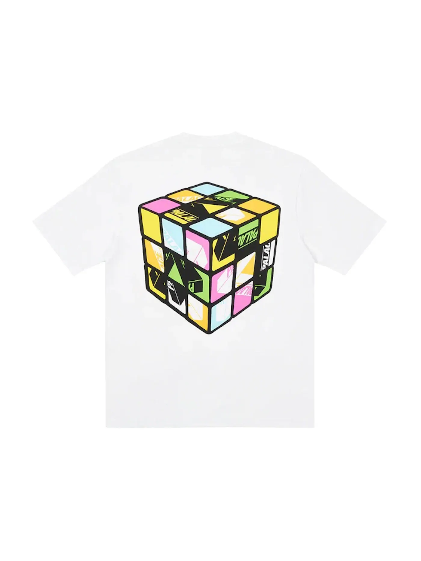 Мужская футболка с принтом Palace Don't Be Square T-shirt — изображение 1 из 2, белый