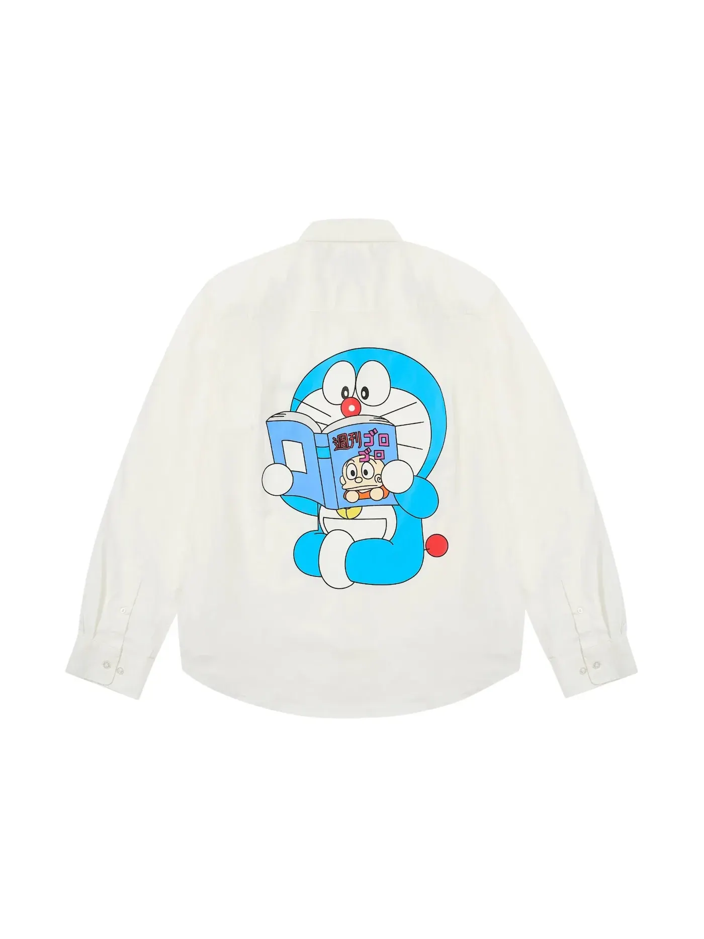 Мужская рубашка с принтом Palace Doraemon — изображение 1 из 2, белый