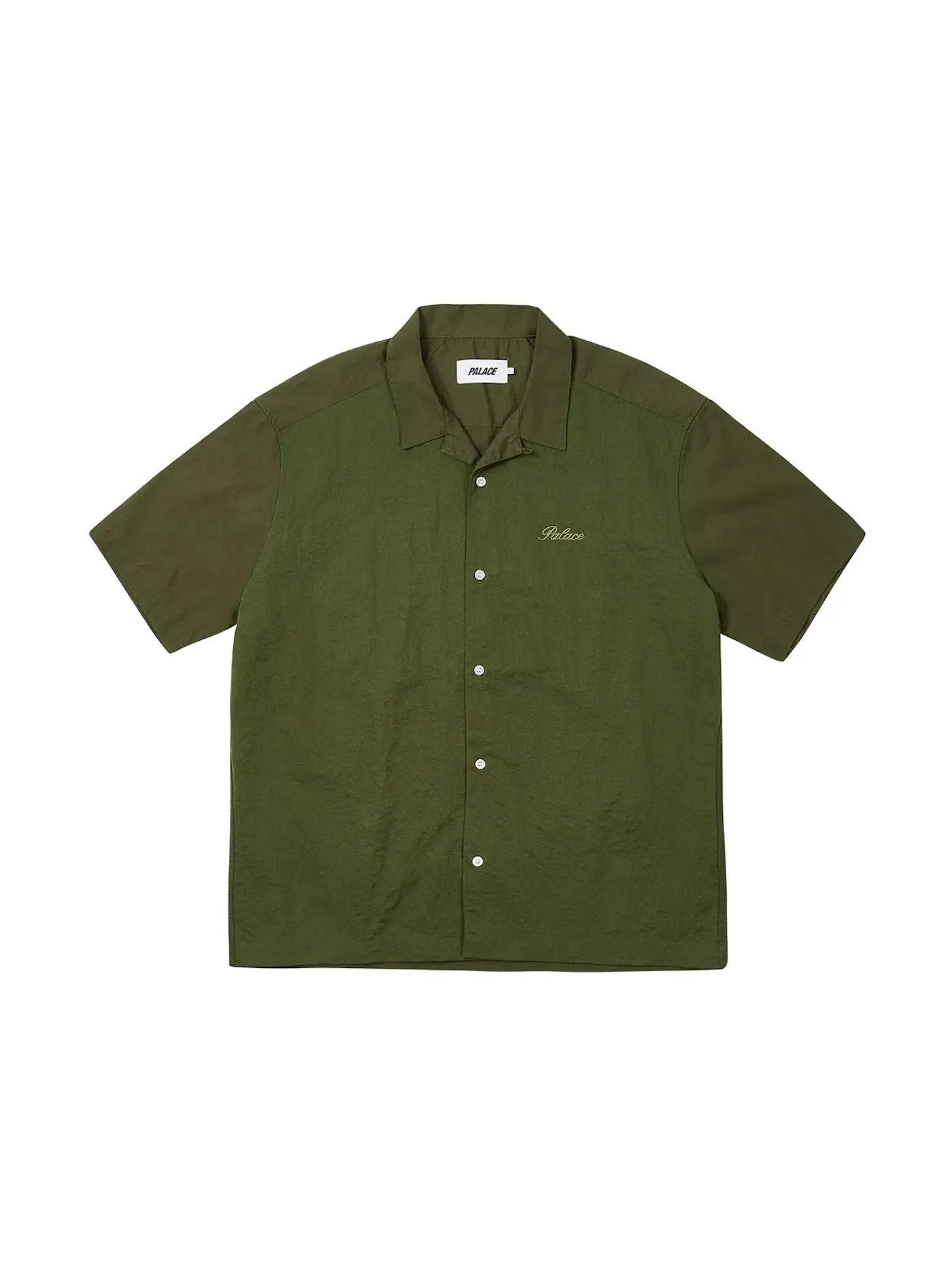 Мужская рубашка с принтом Palace Double Faced Shirt — изображение 1 из 2, глубокий зеленый