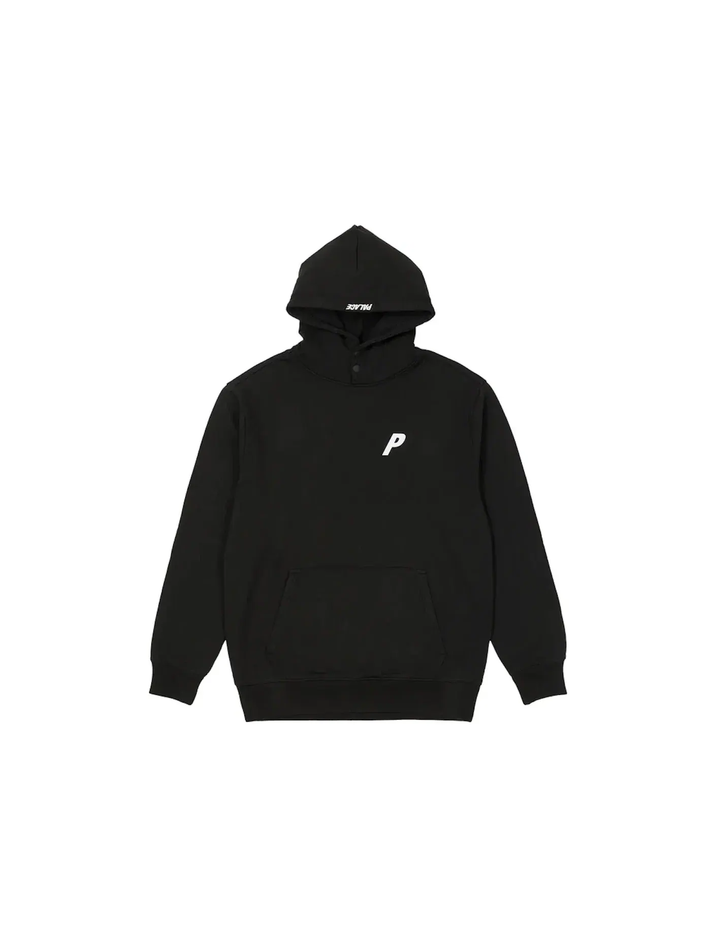 Мужская худи с капюшоном Palace Double Popper P Hood — изображение 1 из 2, черный