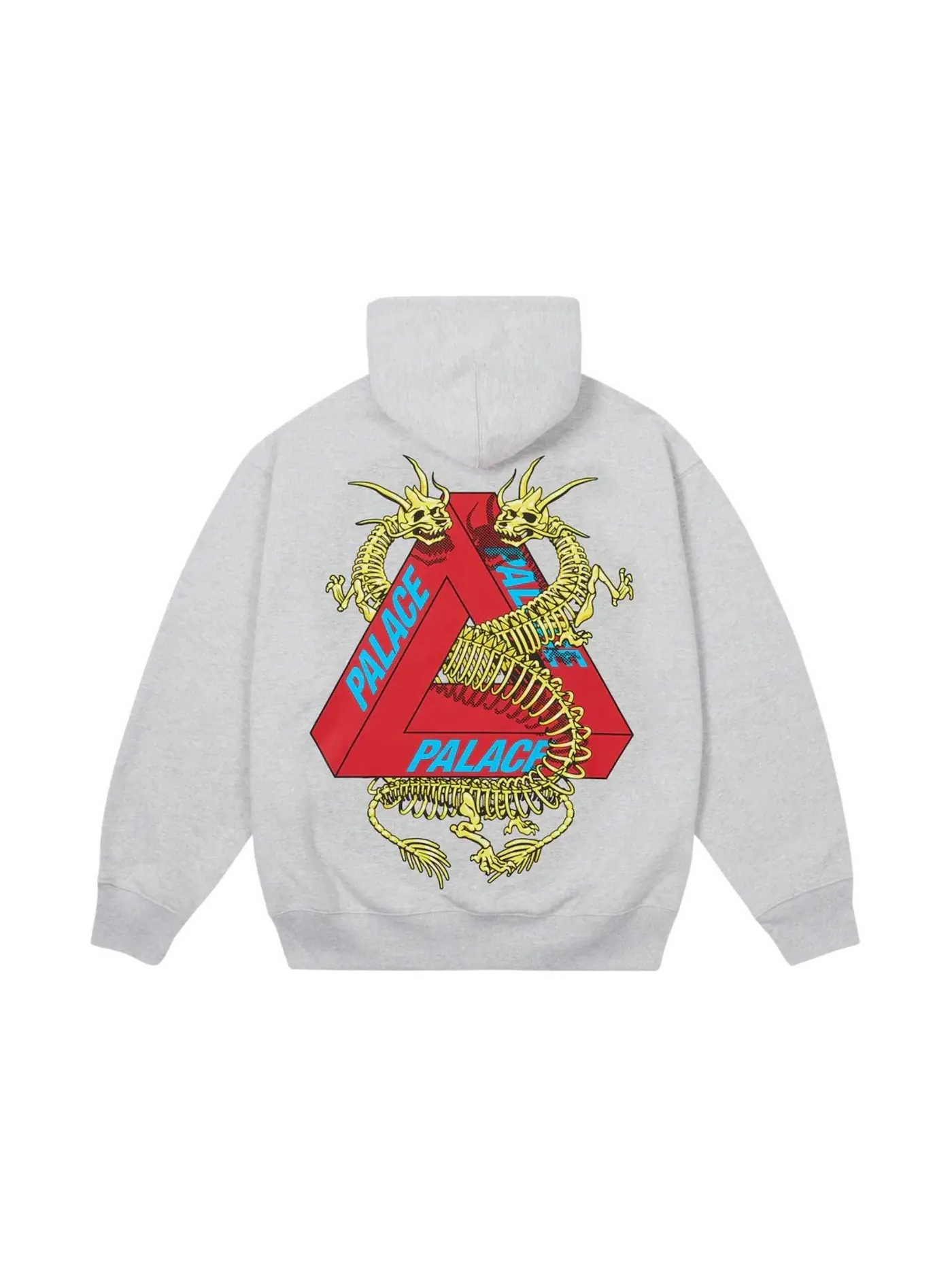 Мужской худи с принтом Palace Dragon Bones Tri Hood — изображение 1 из 2, серый