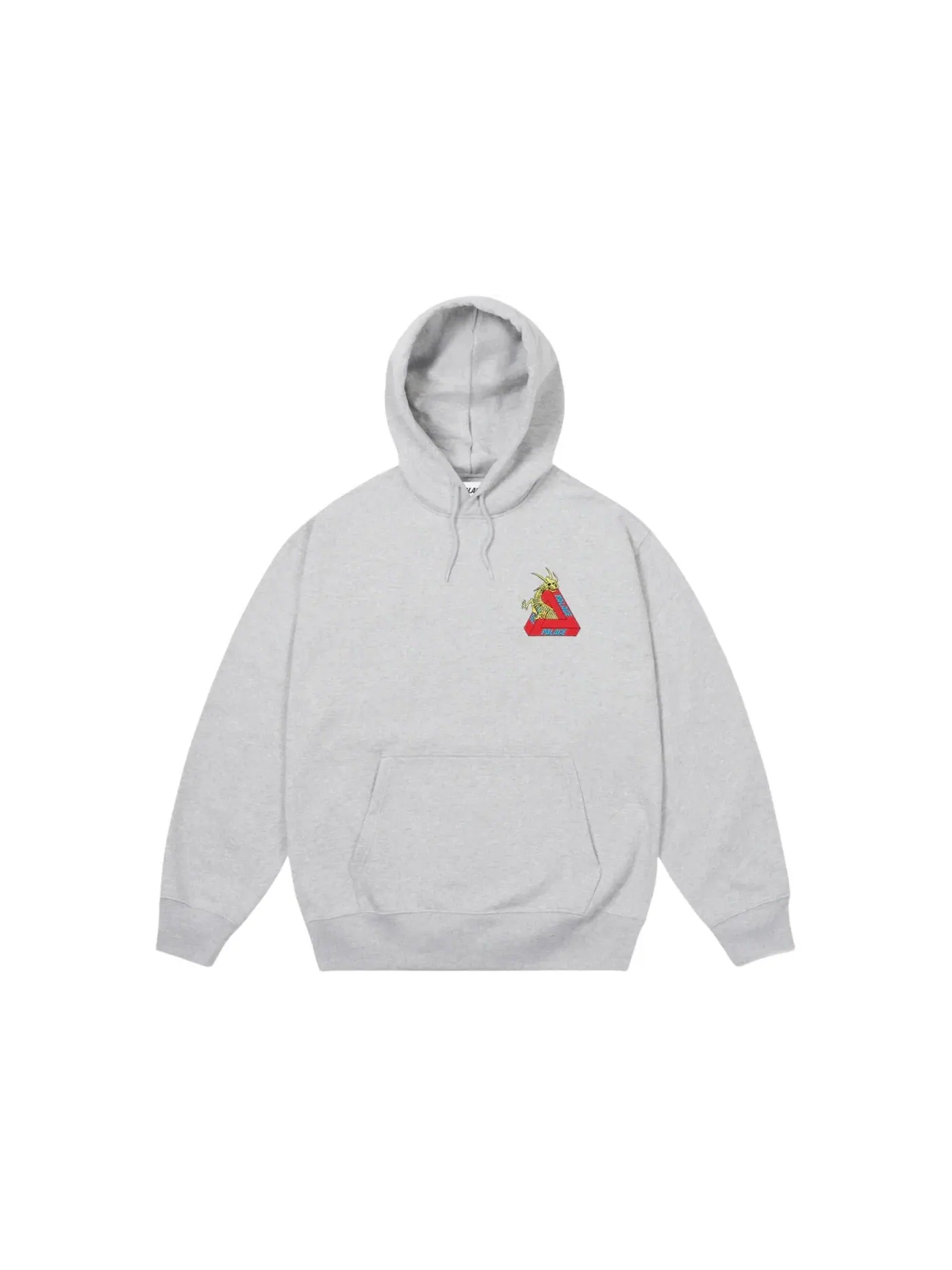 Мужской худи с принтом Palace Dragon Bones Tri Hood — изображение 2 из 2, серый