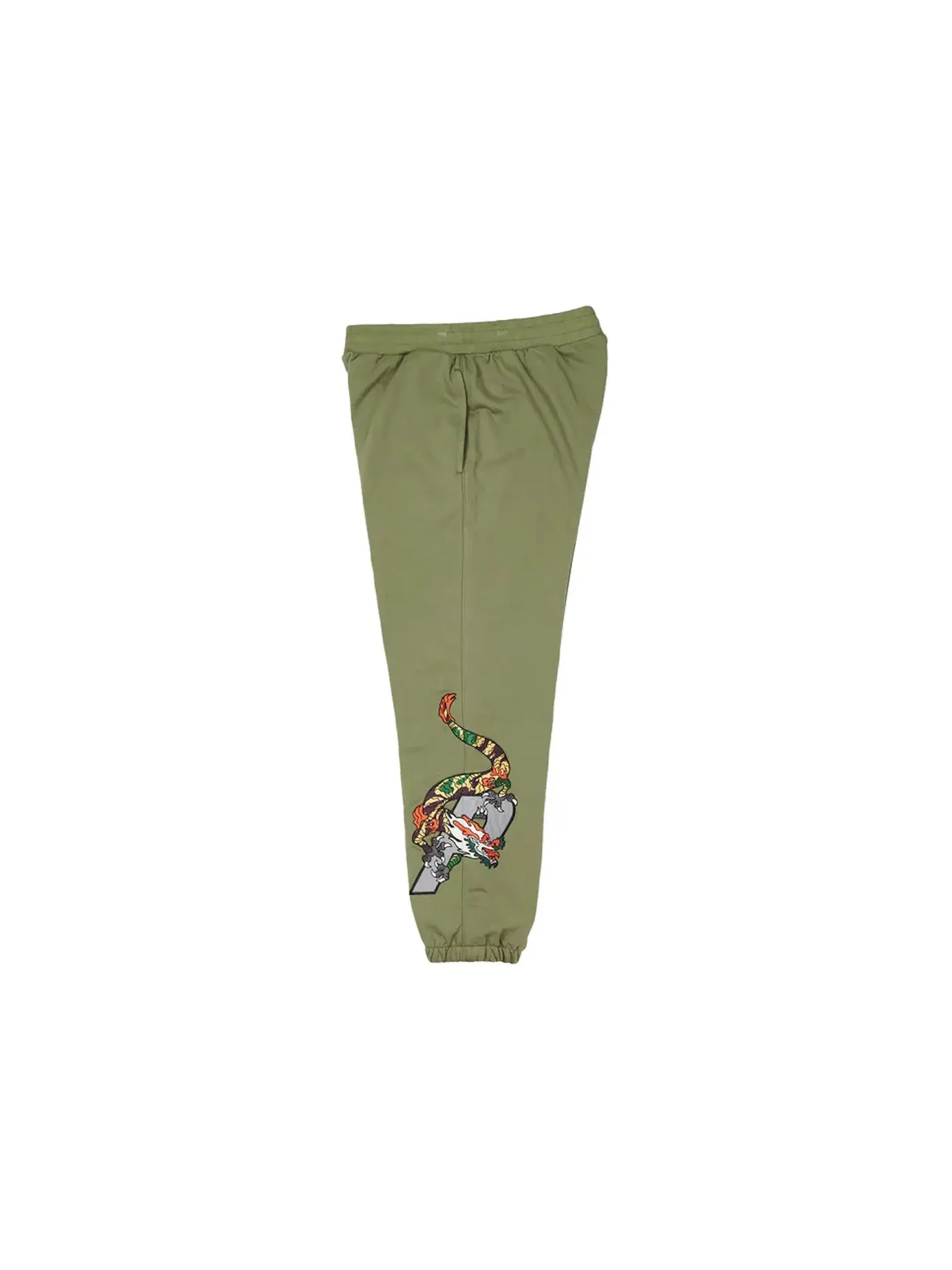 Мужские спортивные штаны Palace Dragon Sweatpants Palace — изображение 2 из 3, оливковый