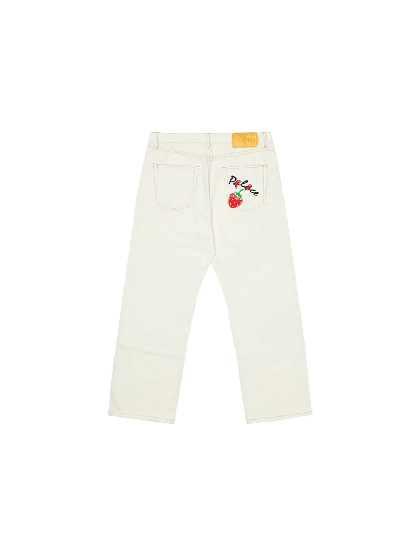 Мужские джинсы с принтом Palace Duck Bomb Panel Jeans — изображение 2 из 3, белый