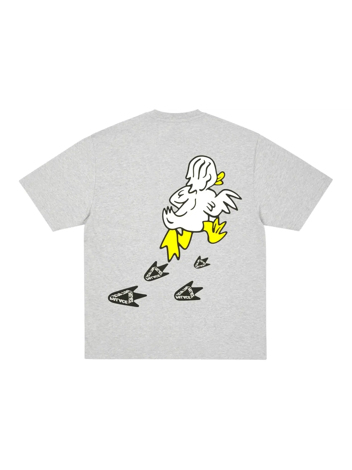 Мужская футболка с принтом Palace Duck Off T-Shirt — изображение 1 из 2, серый