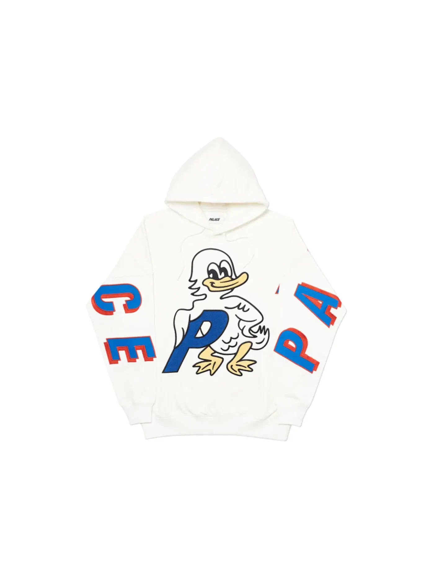 Мужская худи с принтом Palace Duck Out Hood — изображение 1 из 2, белый