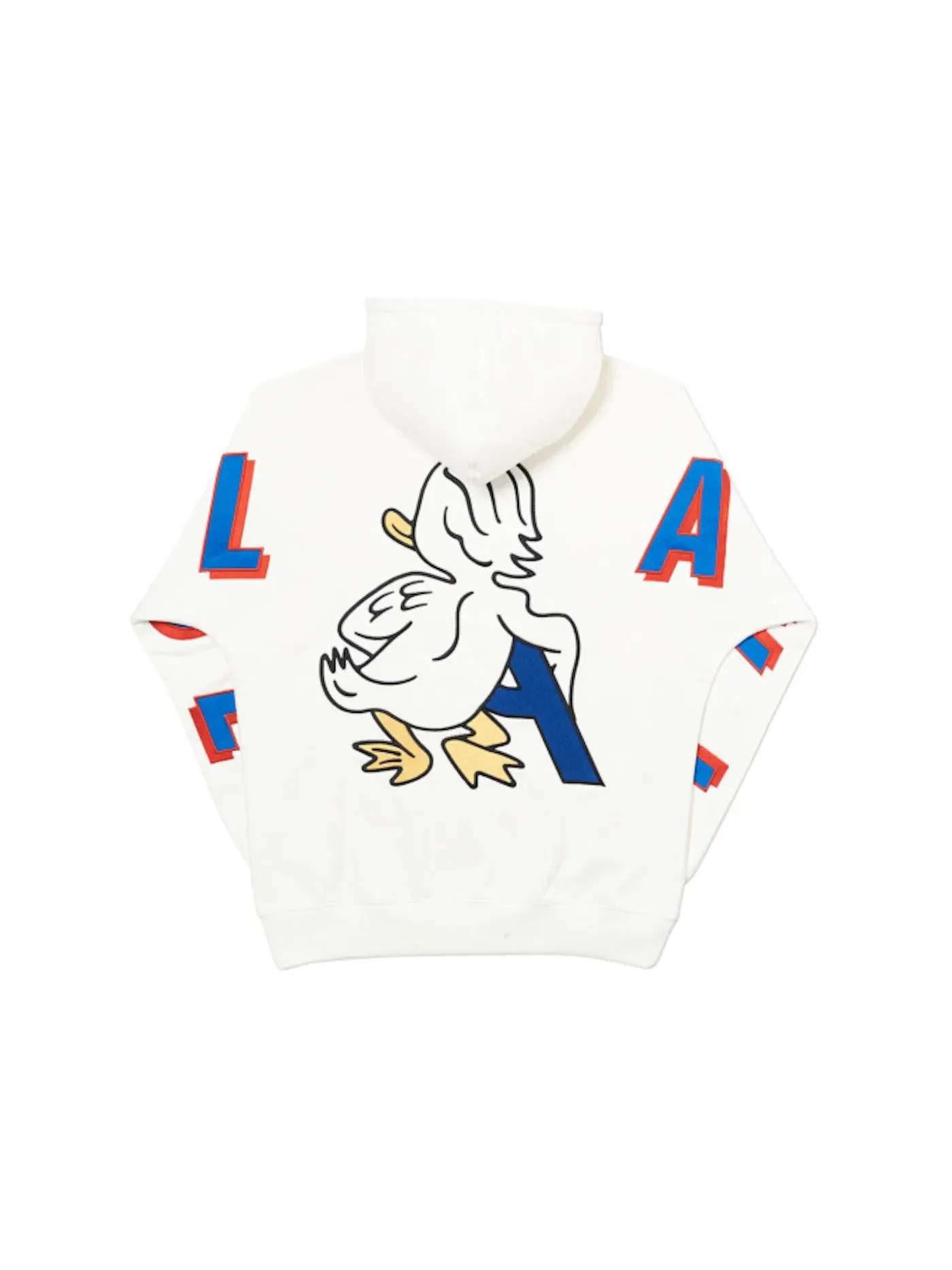 Мужская худи с принтом Palace Duck Out Hood — изображение 2 из 2, белый