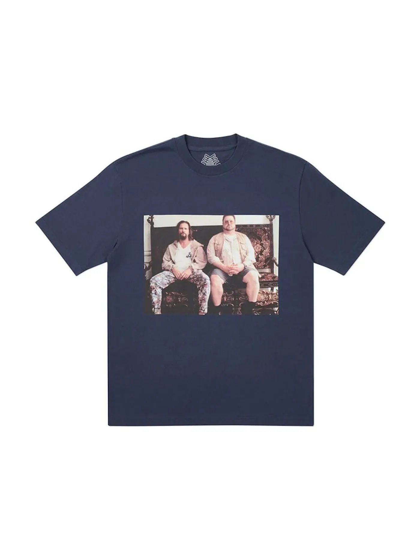 Мужская футболка с принтом Palace T-shirt — изображение 1 из 1, темно-синий