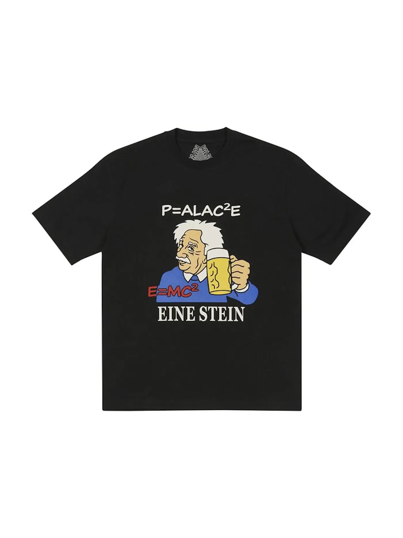 Мужская футболка с принтом Palace T-shirt — изображение 1 из 1, черный