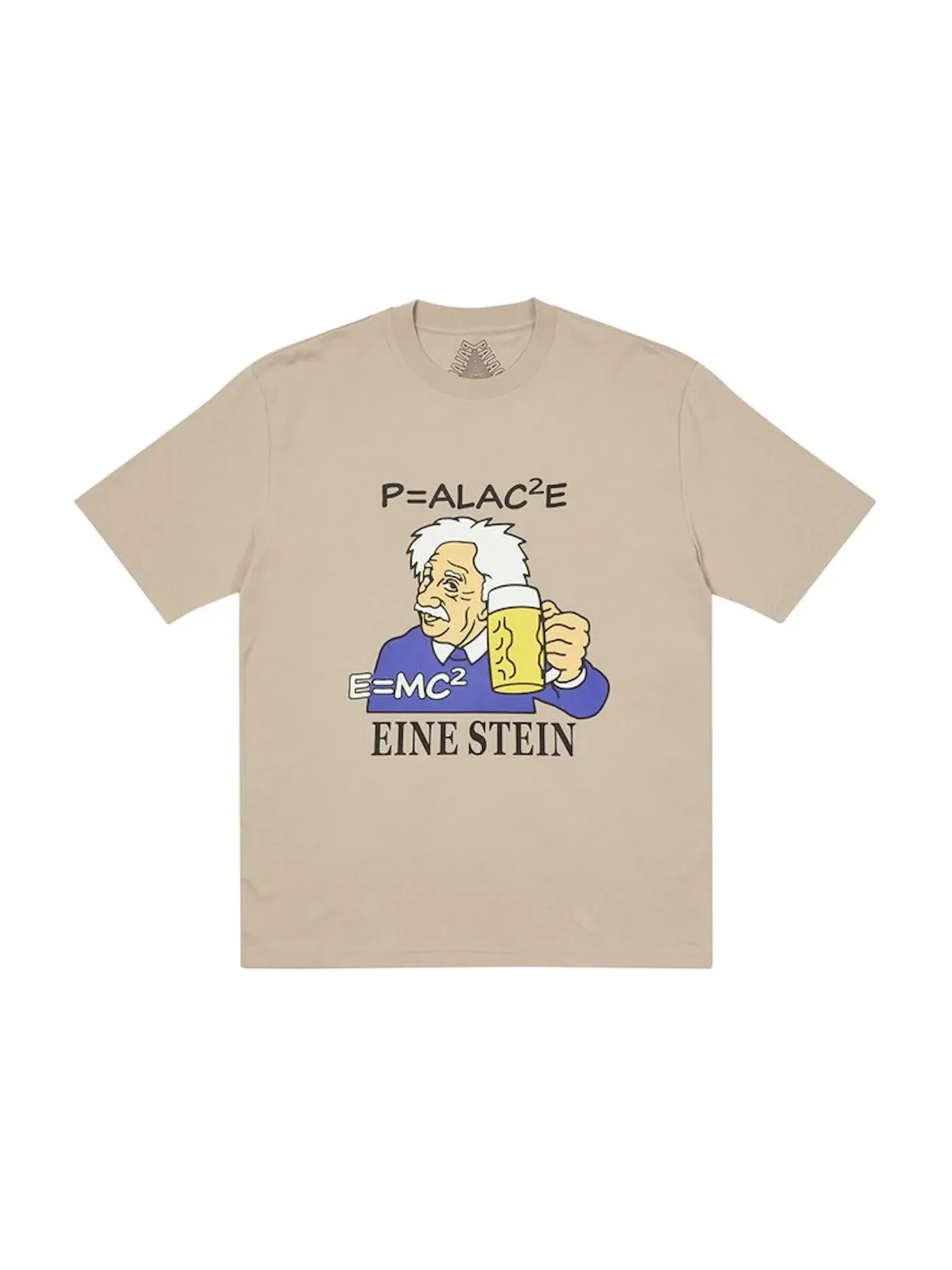Мужская футболка с принтом Palace Eine Stein T-shirt — изображение 1 из 1, грибной