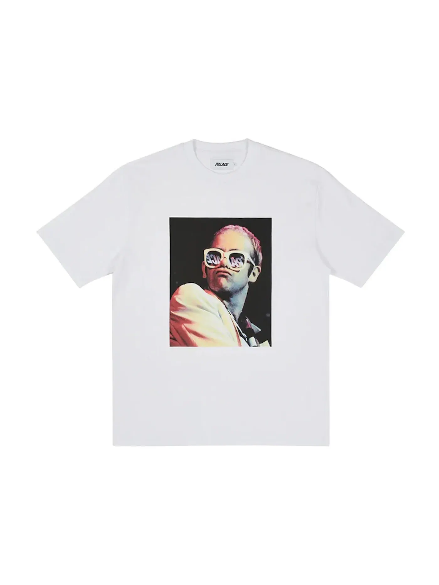 Мужская футболка с принтом Palace Elton John Icon — изображение 1 из 1, белый