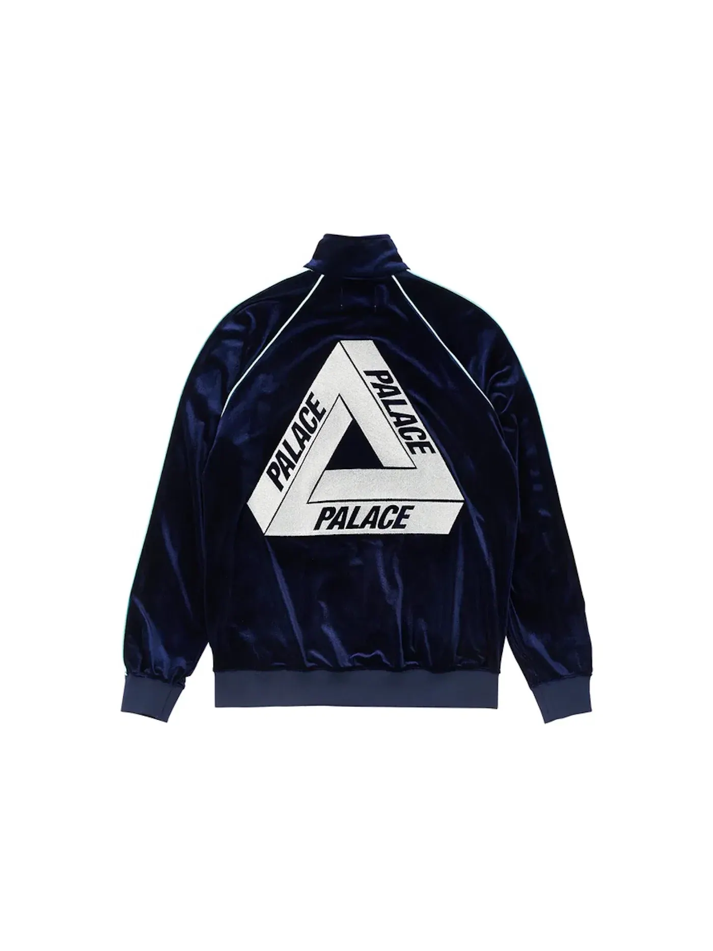 Мужская куртка с принтом Palace Elton John Velour Track — изображение 1 из 3, темно-синий