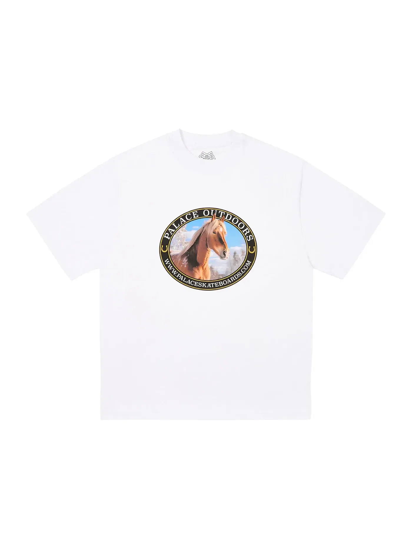 Мужская футболка с принтом Palace Equestrian T-Shirt — изображение 1 из 1, белый
