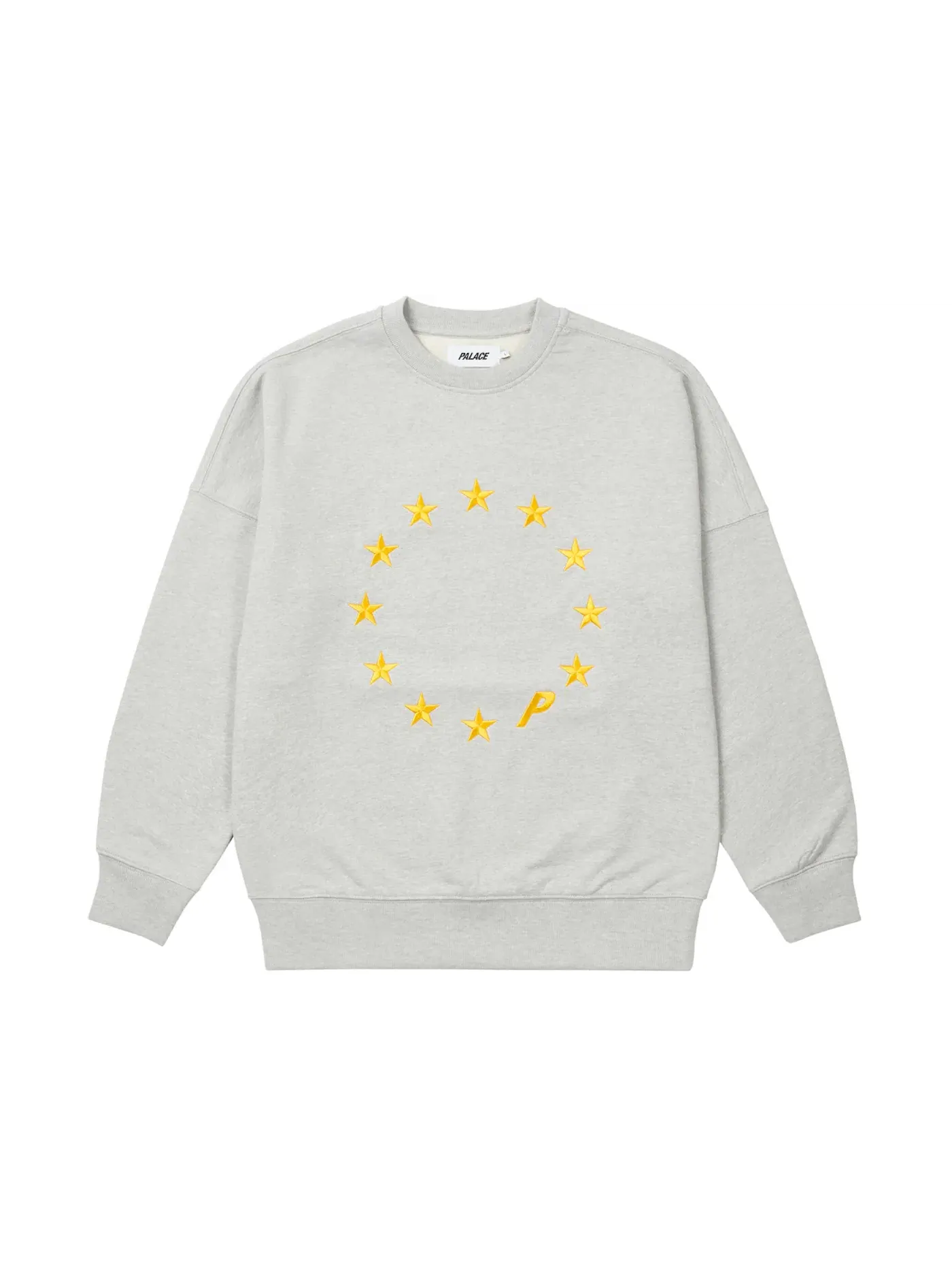 Мужской свитшот Palace Crew Grey Marl — изображение 1 из 2